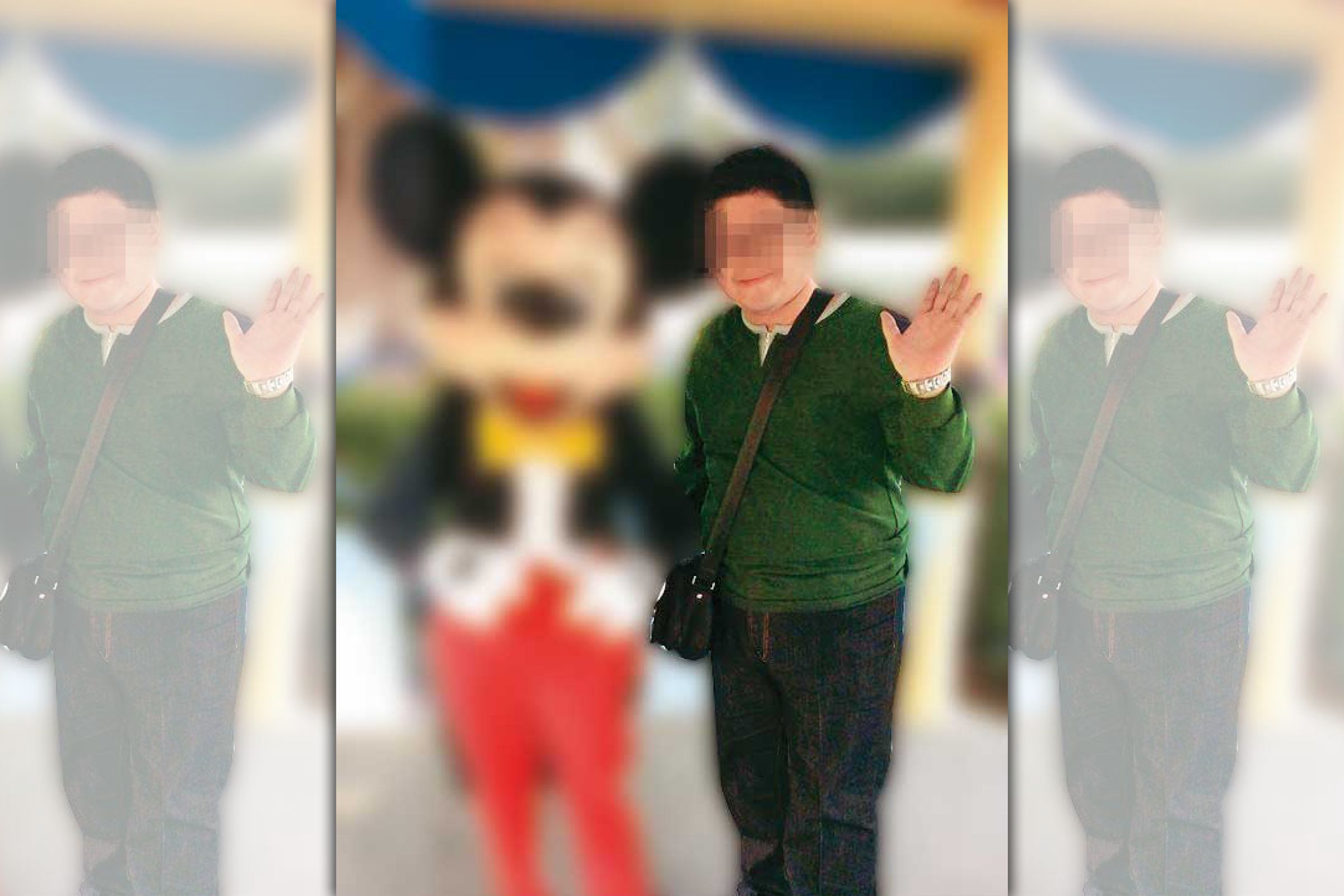 陳男(右)形象陽光,私底下卻是一匹偷拍色狼。(翻攝臉書)