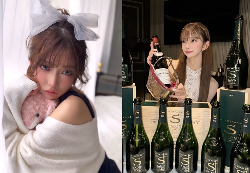 銀座酒店頭牌飛鳥透露入行前曾擔任醫院的護理師。（翻攝IG＠ashukachan_）