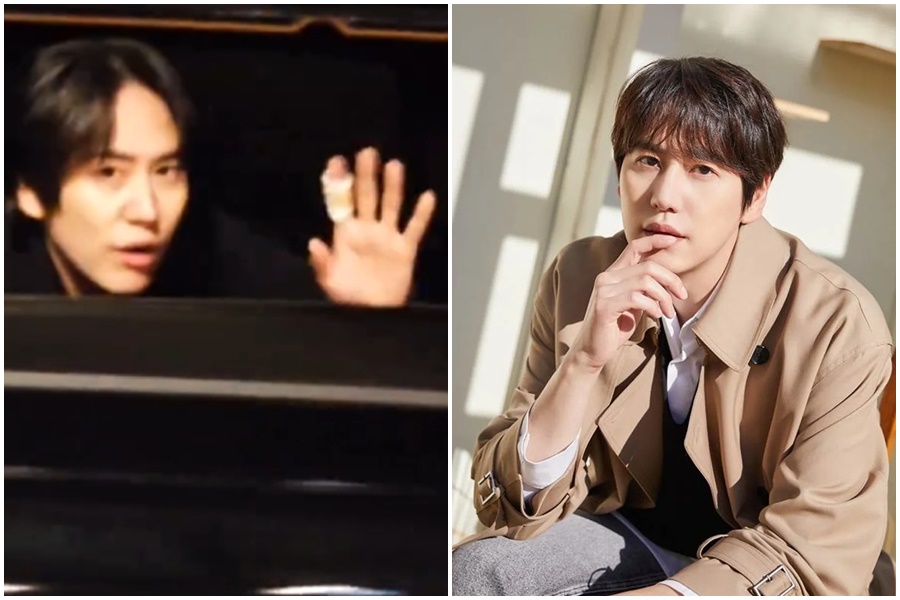 圭賢昨在音樂劇休息室遭到不明女子割傷，引發粉絲、韓網震驚。（左圖翻攝自推特@vzeros888，右圖翻攝自網路）