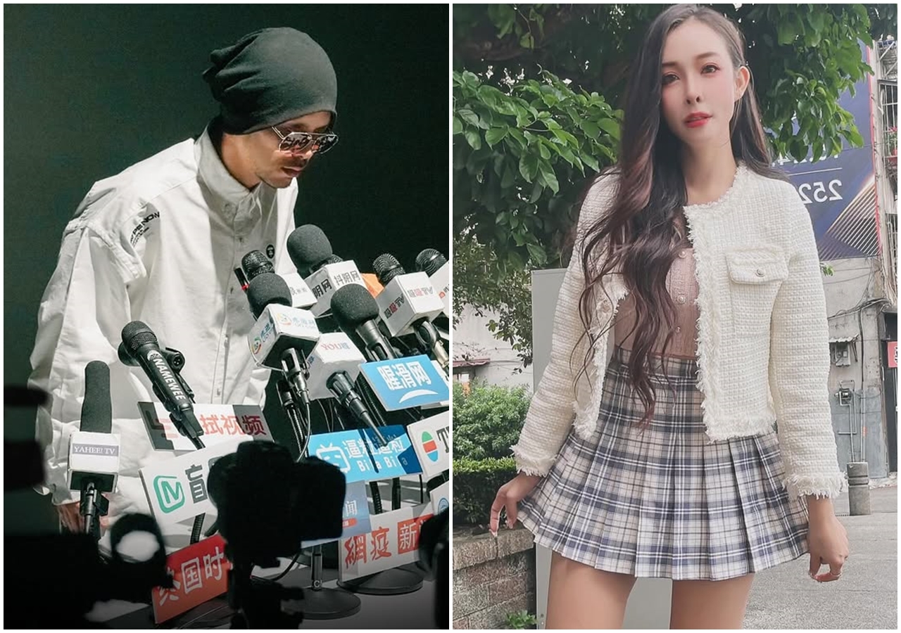 「娃娃」翁雨澄爆料曾被黃明志餵過快樂水，她強調副作用非常可怕，會讓自己看見「人生跑馬燈」。（翻攝IG／黃明志、翁雨澄）