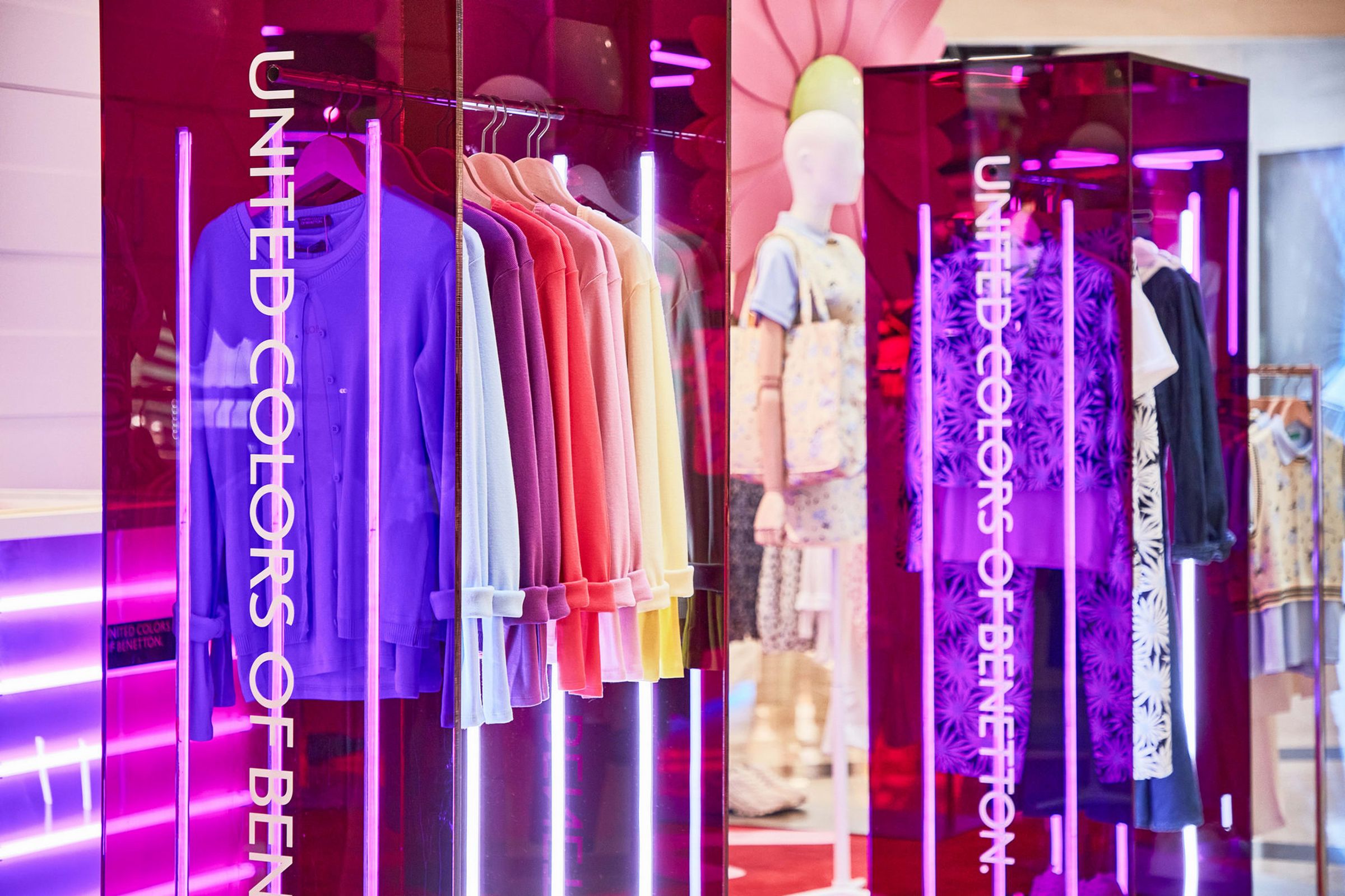 「班尼頓奇幻花園」期間限定概念店店景圖。(United Colors of Benetton提供)
