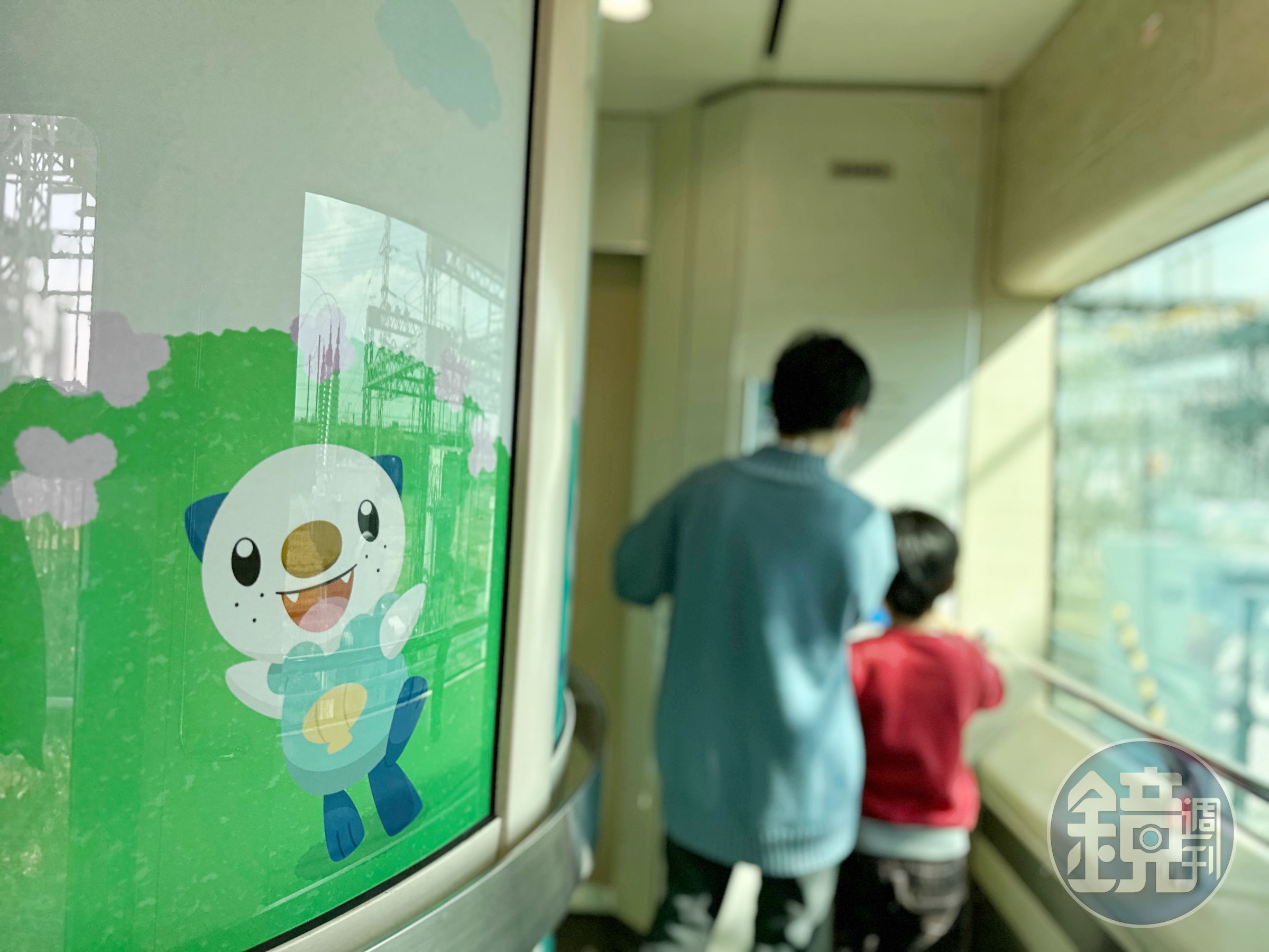 車廂內設置乘車紀念戳章,讓大小朋友都能蓋章留念。