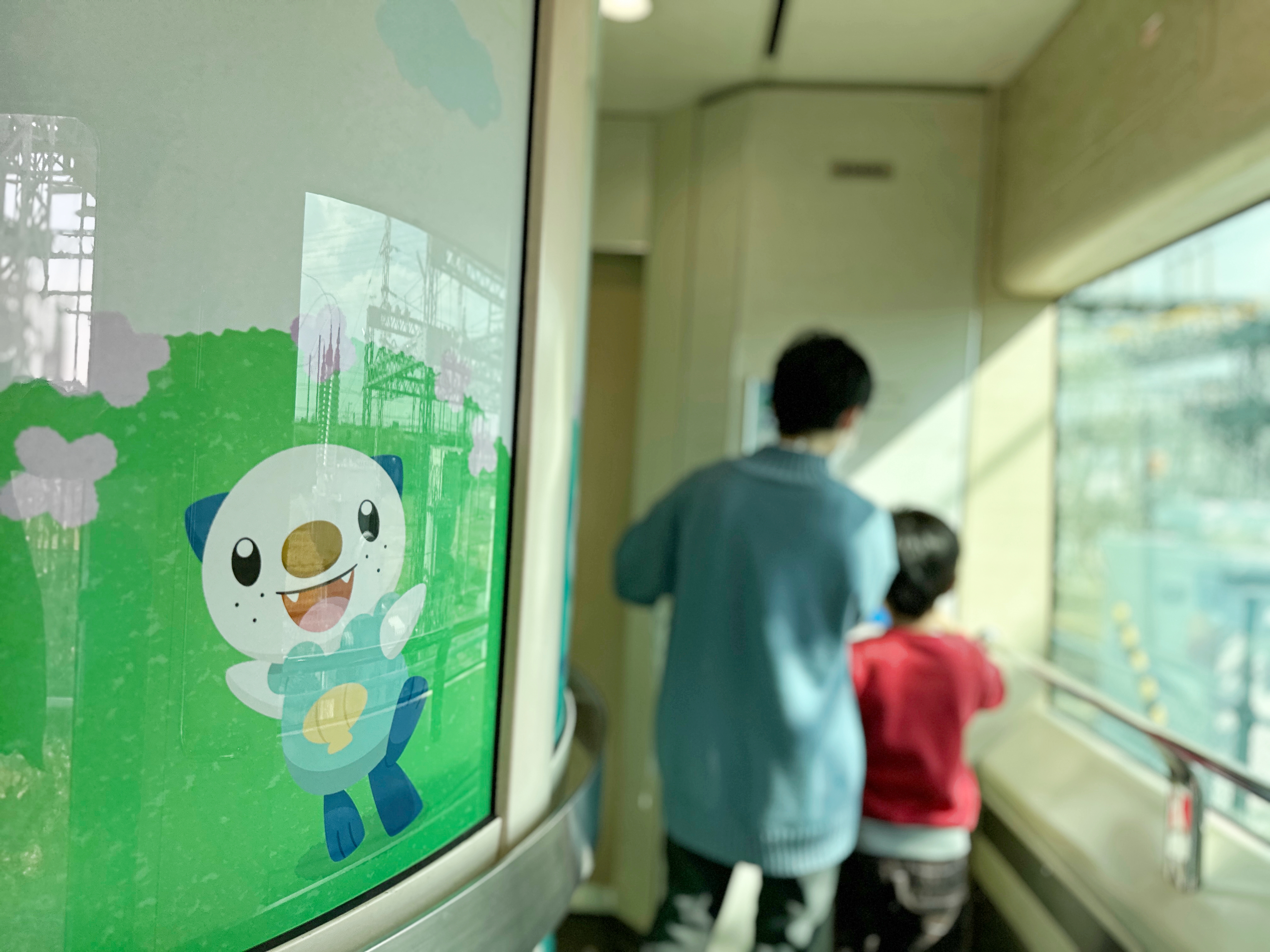 車廂內設置乘車紀念戳章，讓大小朋友都能蓋章留念。