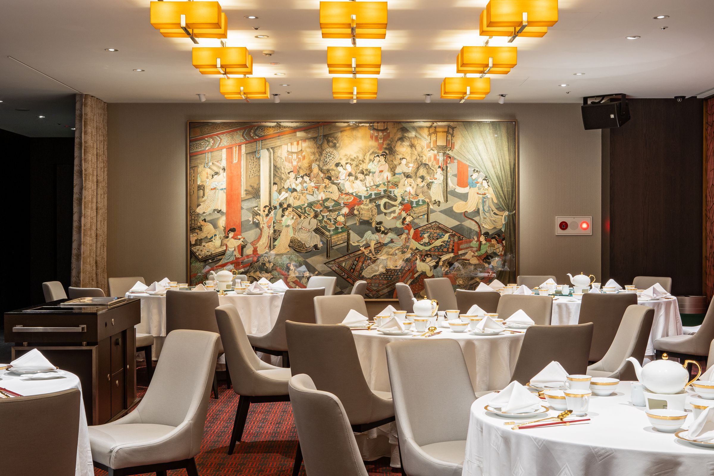 台北遼寧國賓中餐廳，用餐環境舒適。