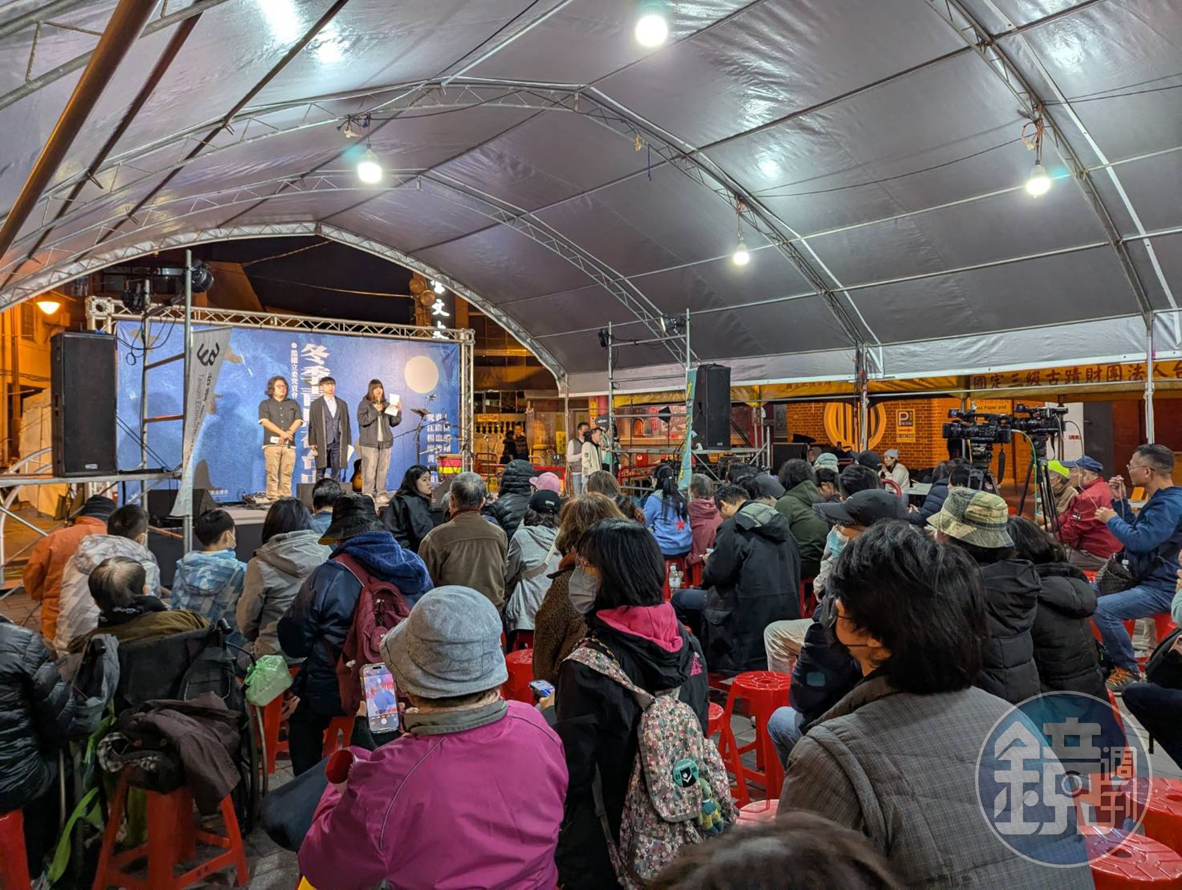 「冬季青鳥在台中」今晚在樂成宮展開,號召民眾響應罷免台中藍委。