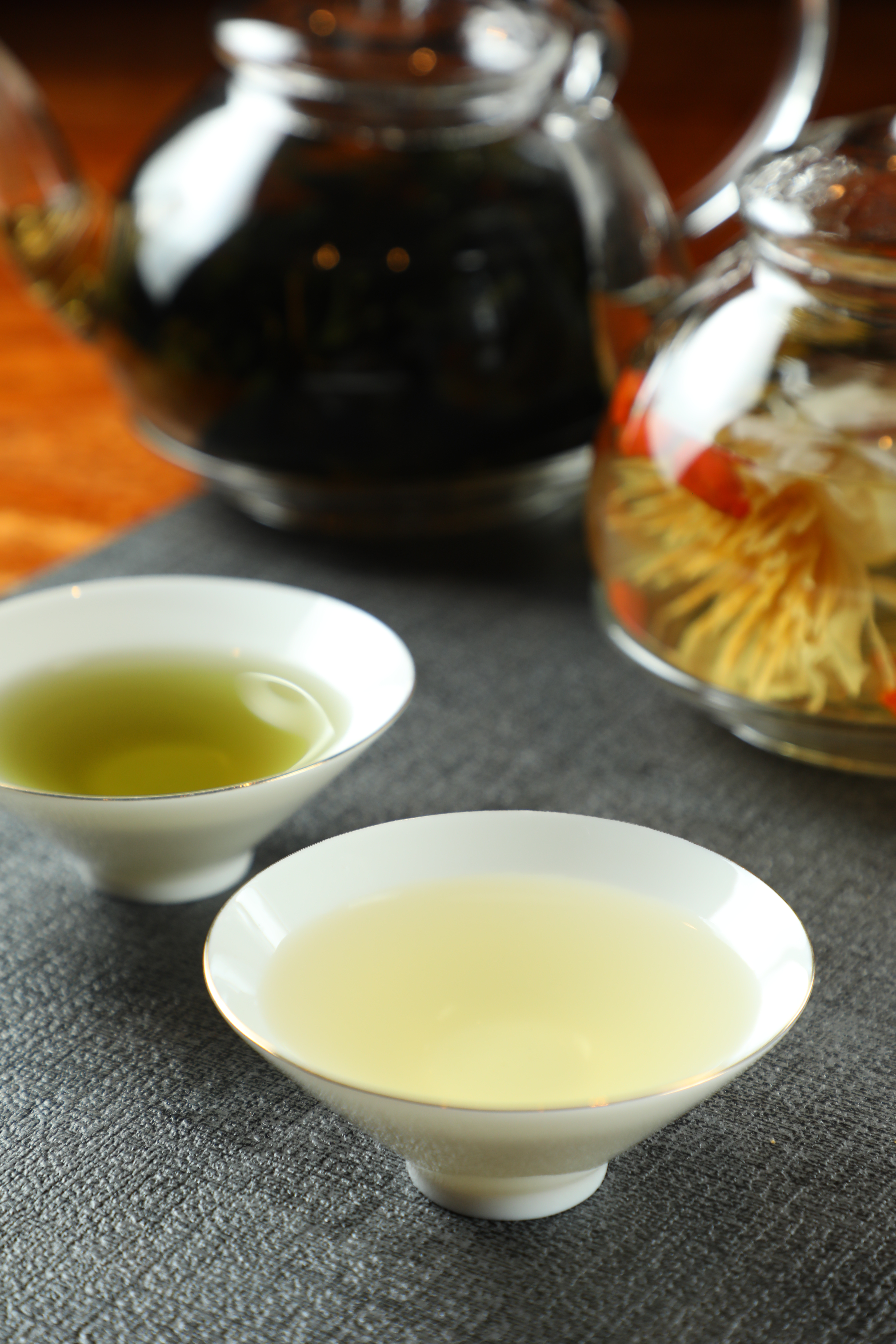 飯後供應長濱南溪部落蓮花茶和池上桑葉茶。