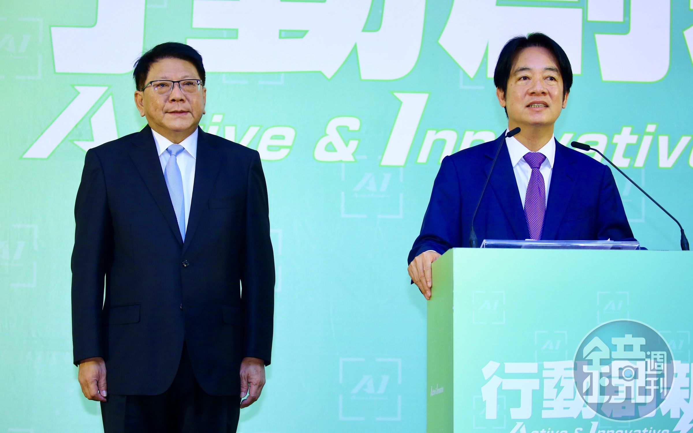 屏東縣前縣長潘孟安(圖左)將出任總統府祕書長,他表示,目前無意投入2026地方選舉參選直轄市長。