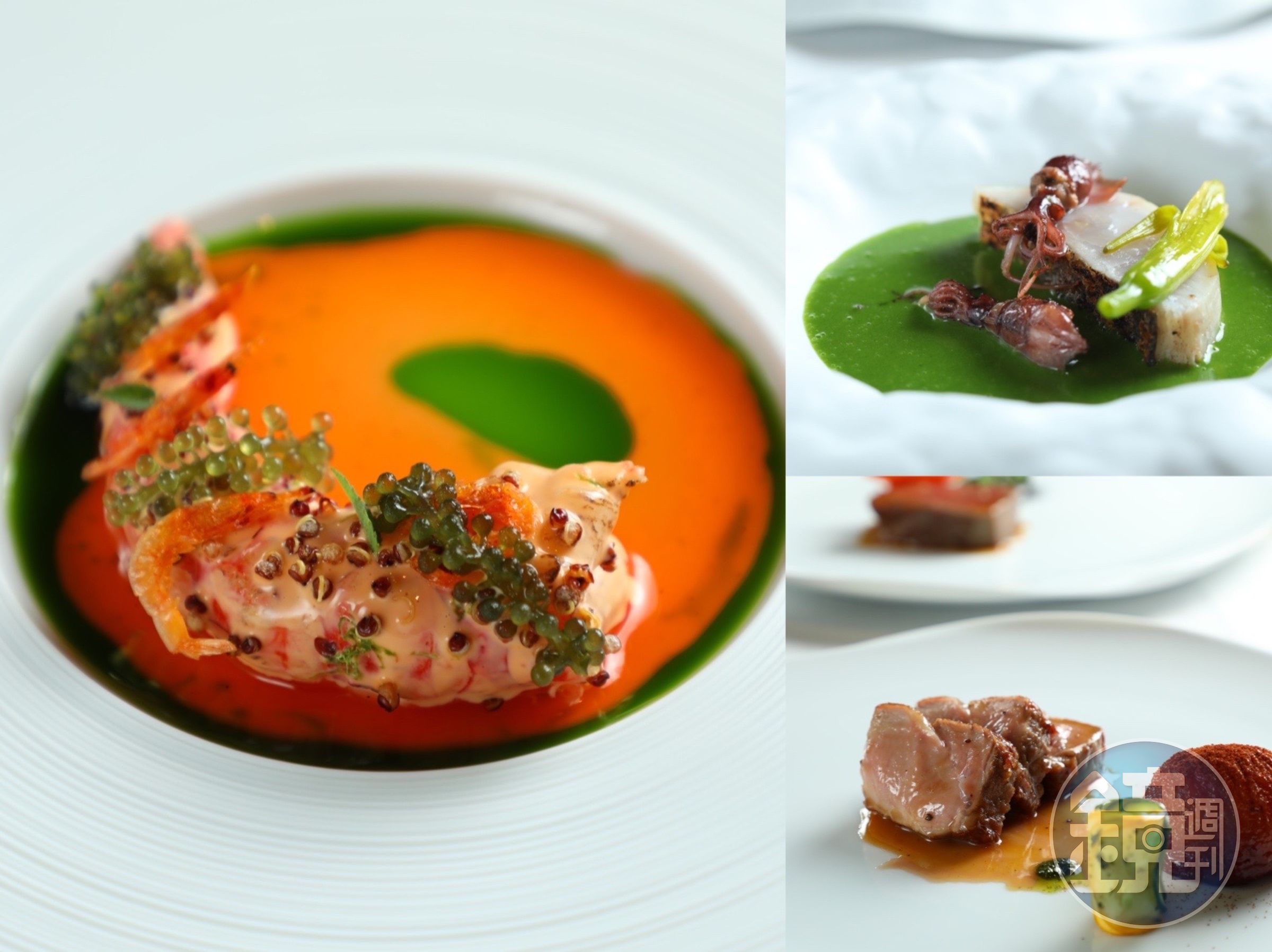 「NOBUO」全新菜單以台灣海鮮、蔬菜和低油脂肉排,呈現夏日清爽風味。