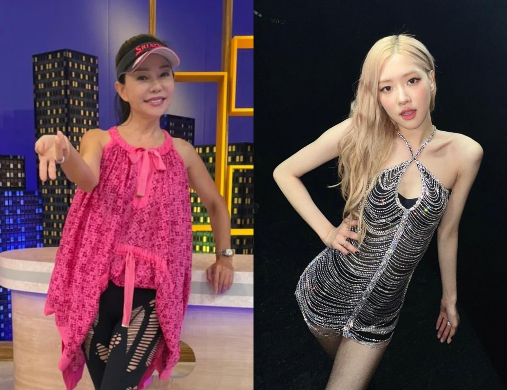 BLACKPINK ROSÉ（右）與狄鶯傳出在《乘風破浪的姐姐》第5季擬邀名單內。（翻攝ROSÉ、狄鶯IG）