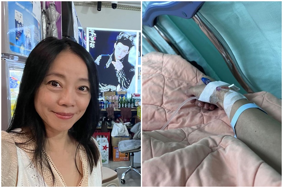 范瑞君近日因多喝了一杯咖啡導致心悸跑急診。（翻攝臉書）