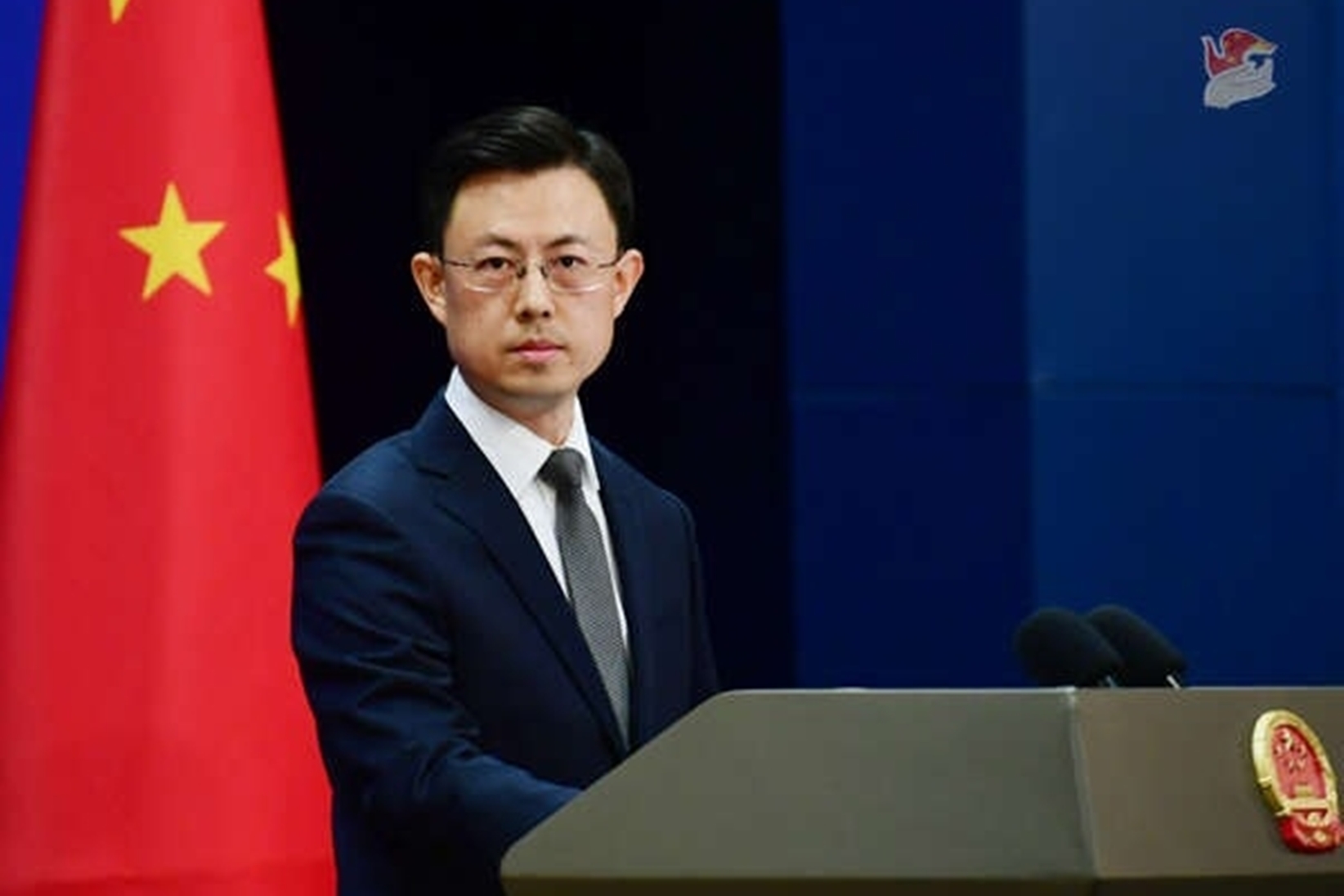 中國外交部發言人郭嘉昆稱巴拉圭與台灣邦交是「沒有出路的死胡同」。（翻攝自中國外交部）