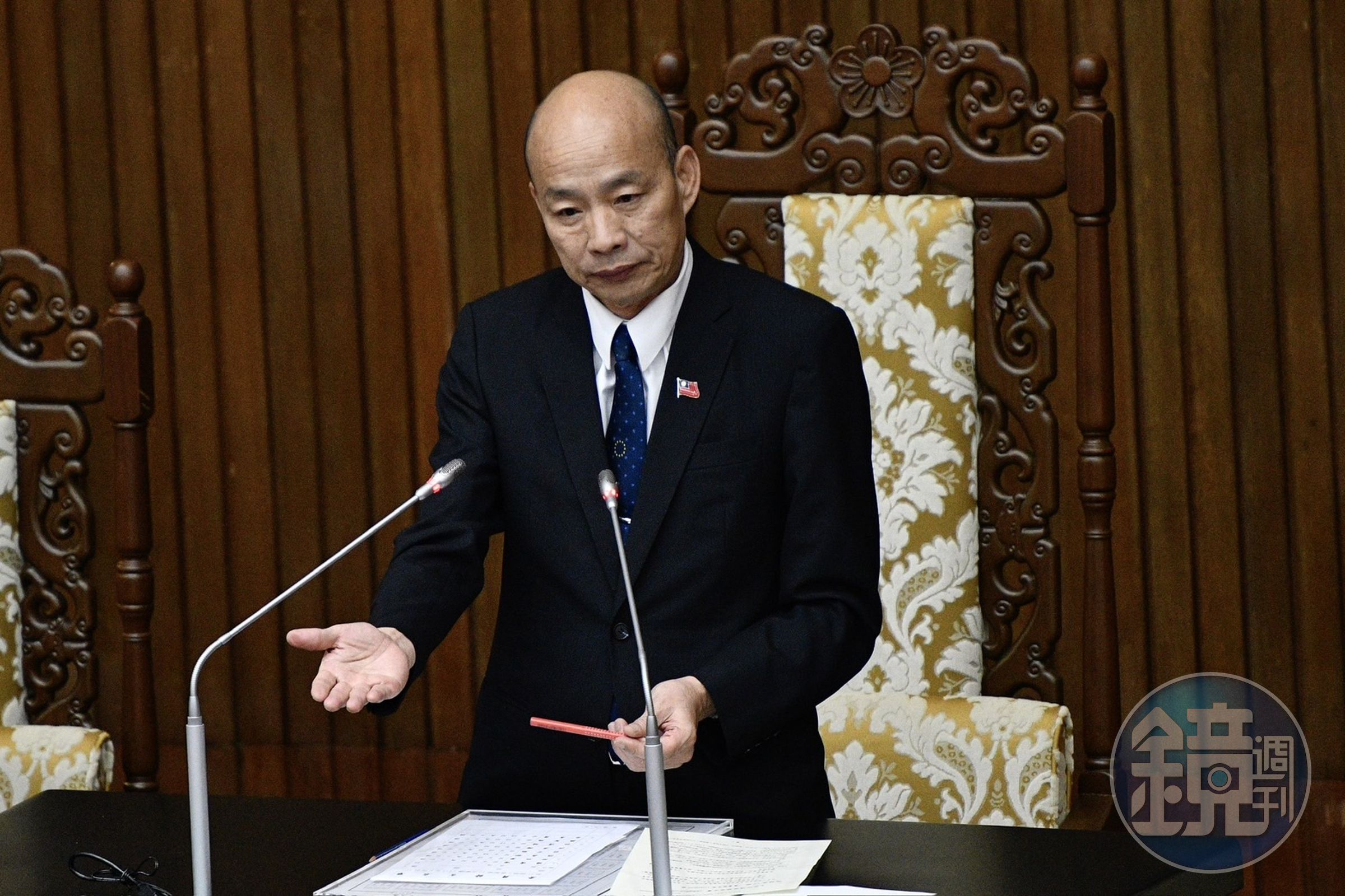 台灣民意基金會執行長人選出爐,韓國瑜提名的盧業中出任副執行長。(本刊資料照)