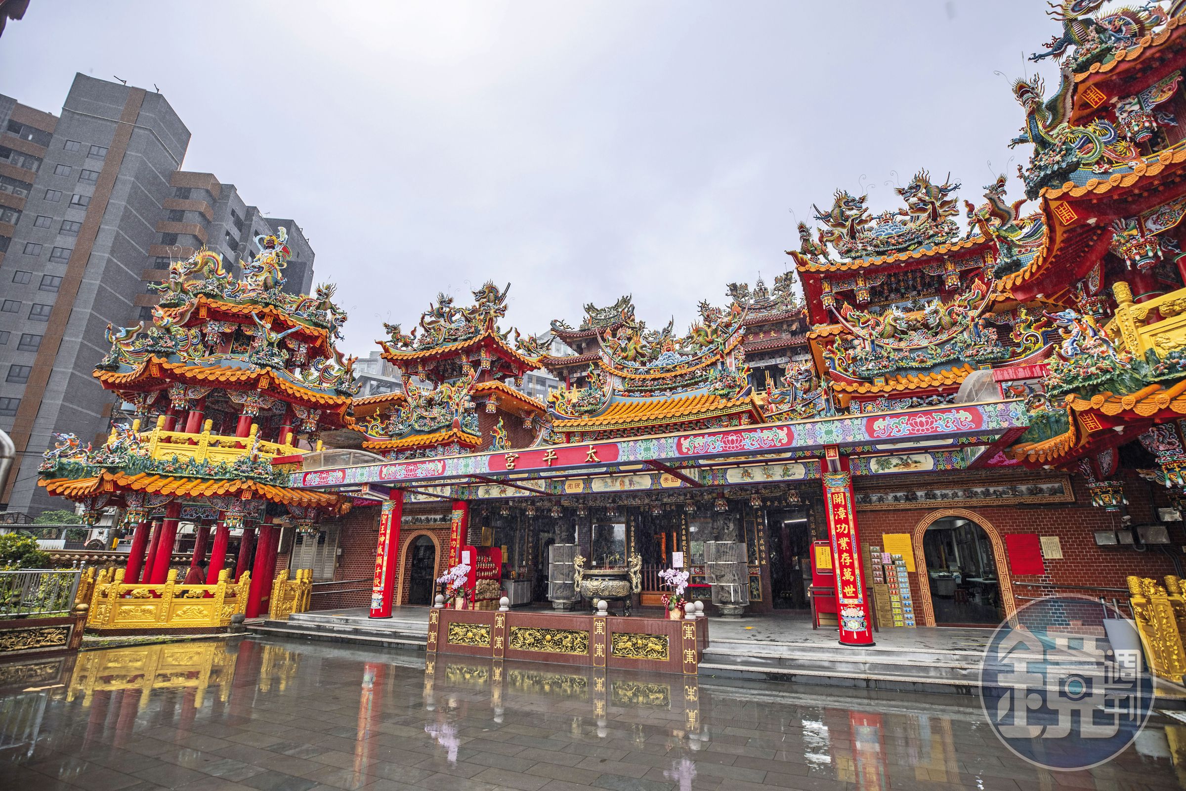 新店太平宮已有超過200年歷史，廟體建築雄偉。