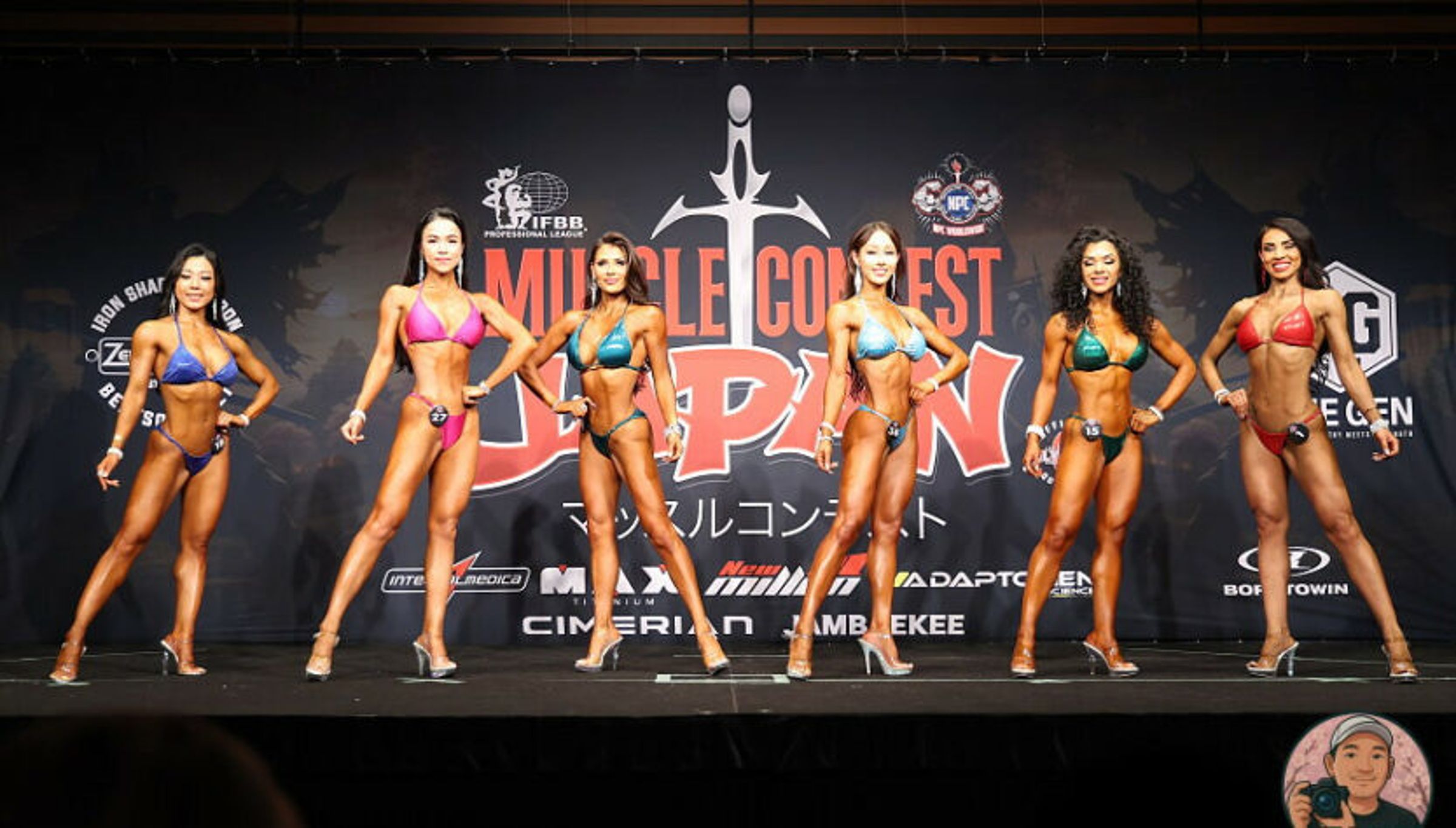林芯儀代表台灣以FitModel PRO身份前往日本參加《IFBB Pro League》的「Fit Model」項目國際級職業賽事。(IFBB提供)