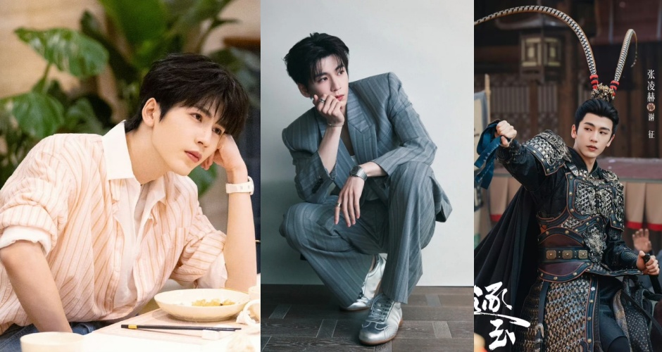 憑藉古裝劇《逐玉》走紅海內外的28歲陸劇男神張凌赫，近日在綜藝節目中坦承因長期高強度工作導致健康拉警報，190公分的身高一度暴瘦至標準值以下的66公斤。（翻攝自微博）