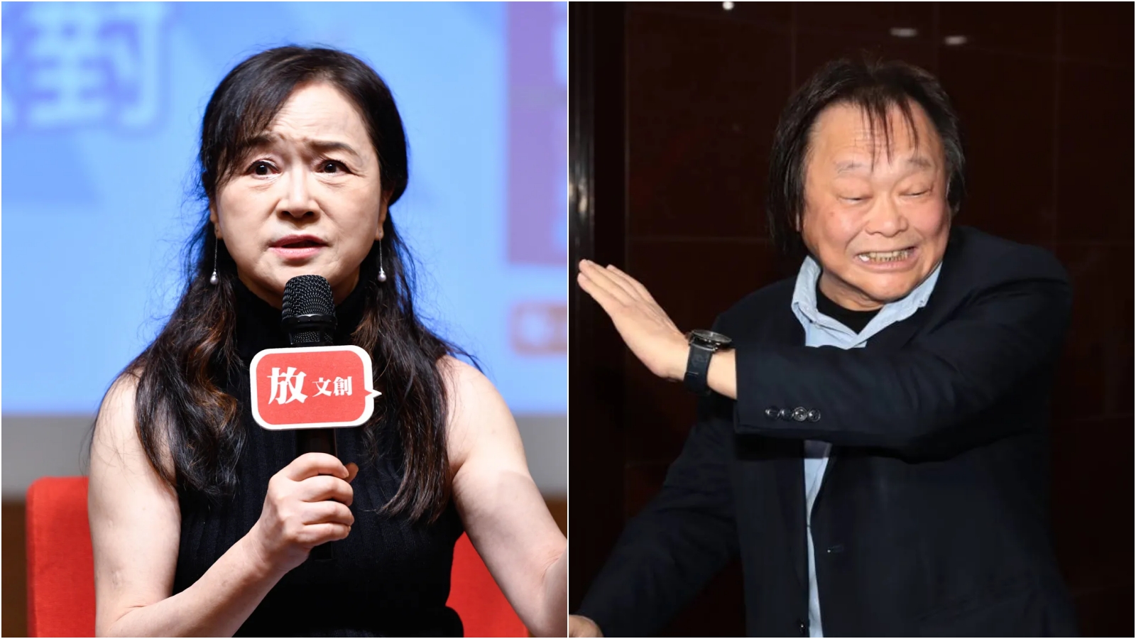 王世堅嗆說老太太（指周玉蔻）那種人就是看到針孔，沒看到隧道，「就等著被火車撞死吧！」。（本刊資料照、鏡報林煒凱攝）