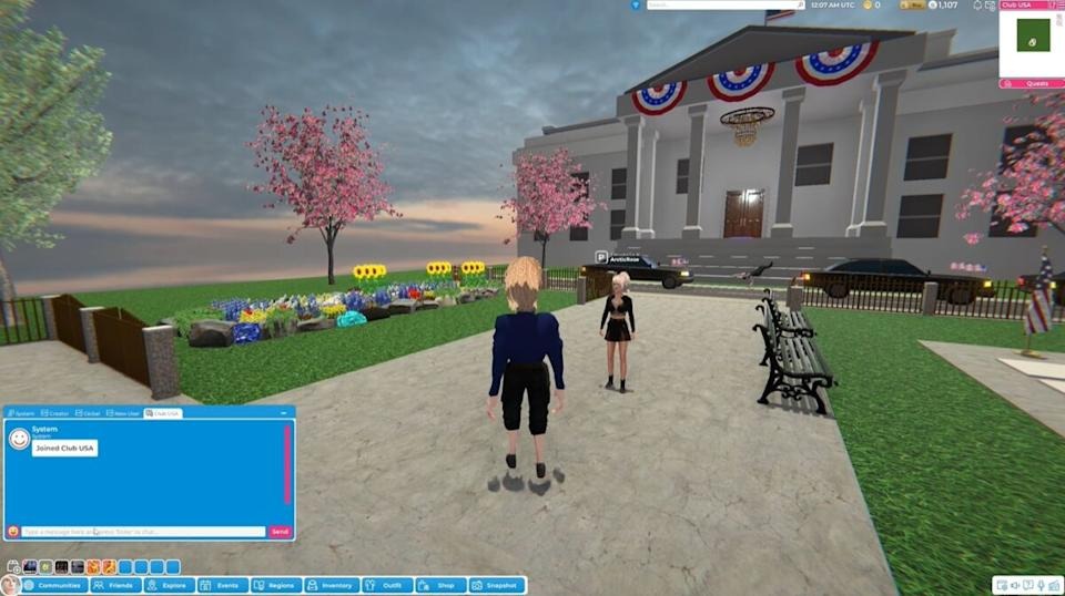 78歲阿嬤玩家「ArcticRose」默默維護自己創建的虛擬世界長達6年。（翻攝Redlyne YT） 