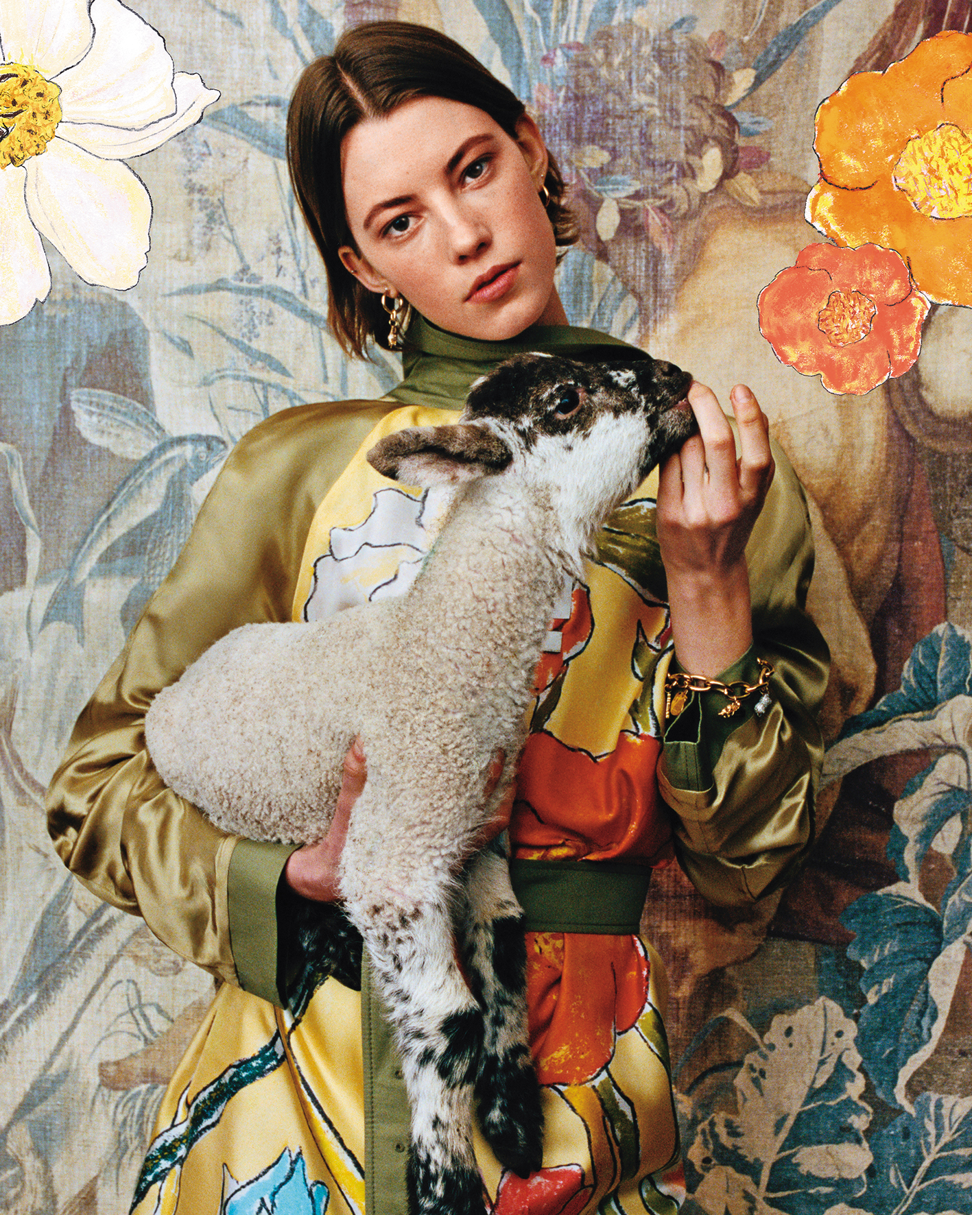 透過英國攝影師卡米爾薩默斯瓦利（Camille Summers-Valli）掌鏡，為BURBERRY與Highgrove海格洛夫膠囊系列打造洋溢英國莊園情懷的影像。（BURBERRY提供）