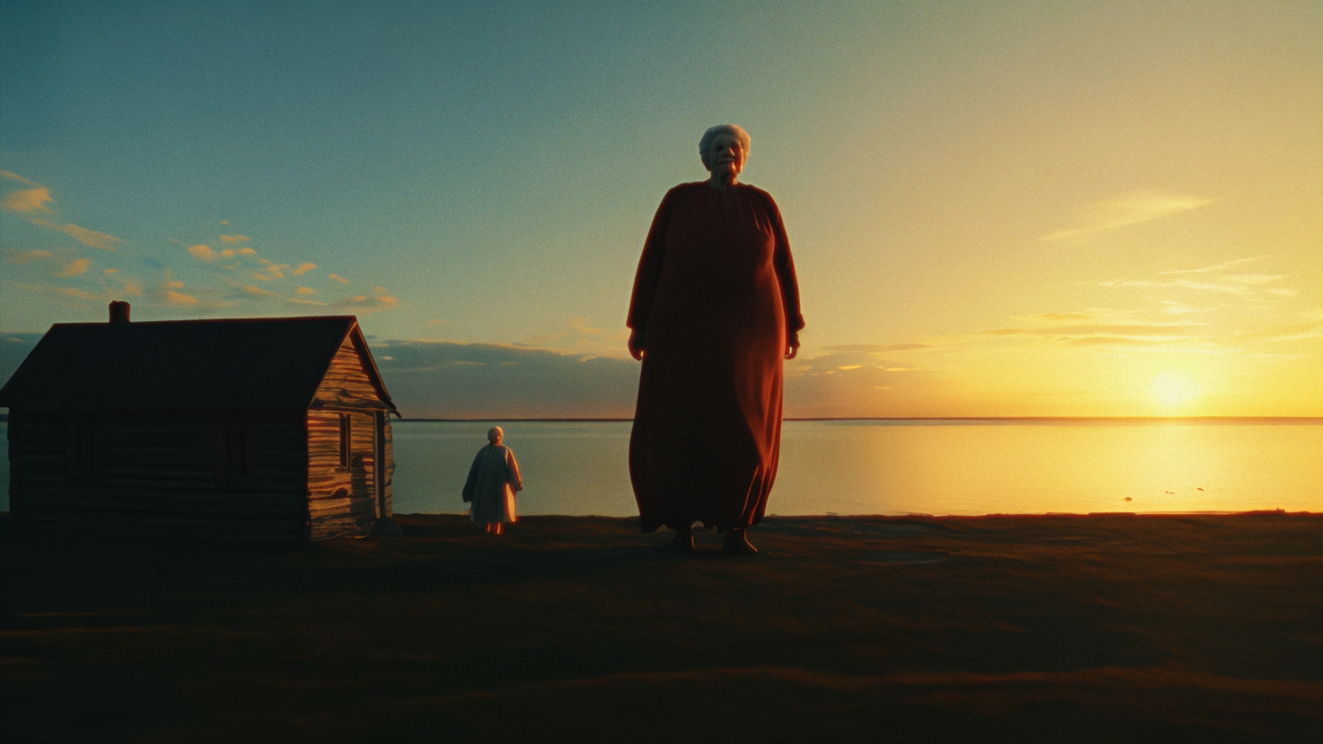 由法國導演製作的《奶奶們迷路時會去哪？》運用數個AI軟體和影像後製軟體製作而成。（BIFAN提供）