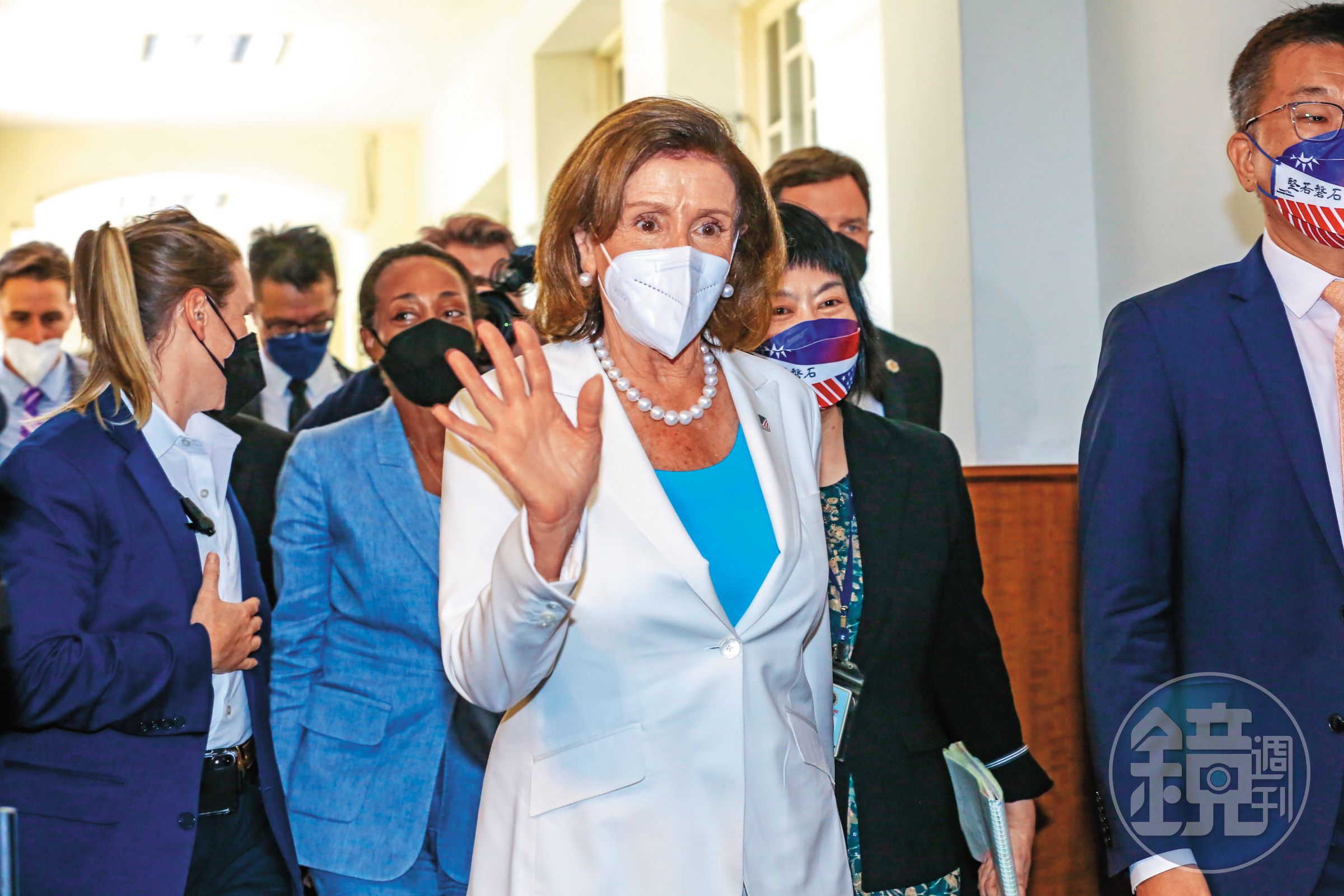 美國前眾議院議長裴洛西，畢業旅行來台灣旋風訪問一回，後來就沒了下文。（本刊資料照）