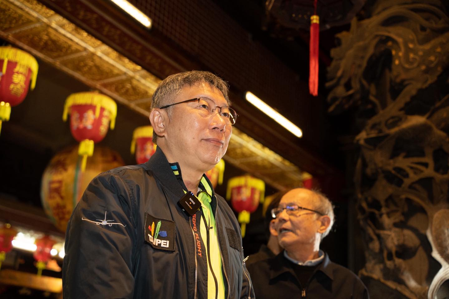 柯文哲今在庭上發言時哭到數次中斷說話。（翻攝自柯文哲臉書）