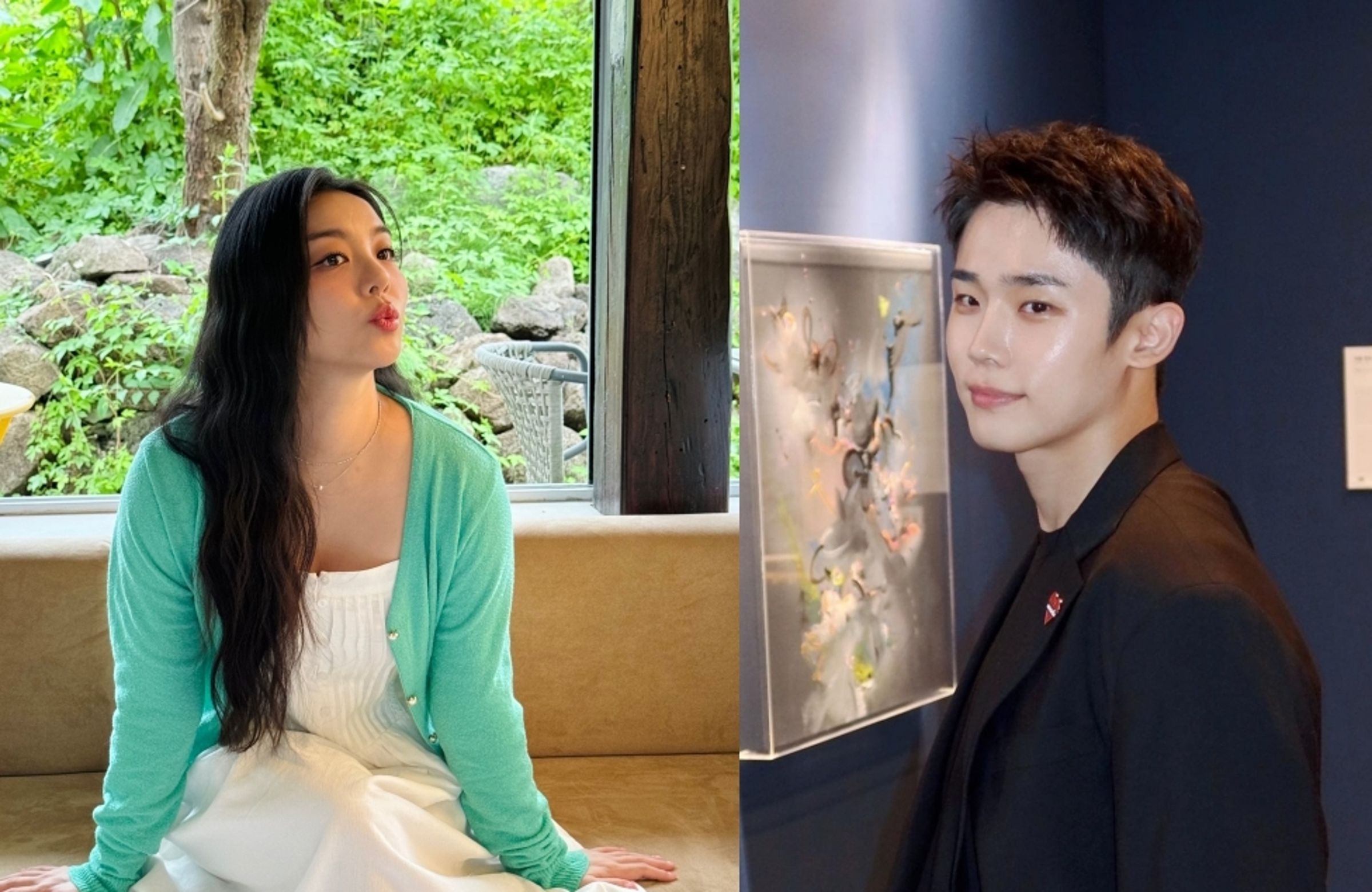Ailee親自向粉絲報喜,宣布明年四月與《單身即地獄》崔時訓結婚。(翻攝Ailee X、崔時訓 IG)