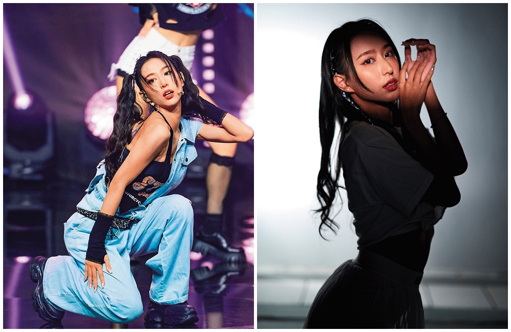 名慧原是女團PER6IX成員，參賽前在國中擔任美術老師。（左圖翻攝自名慧IG）