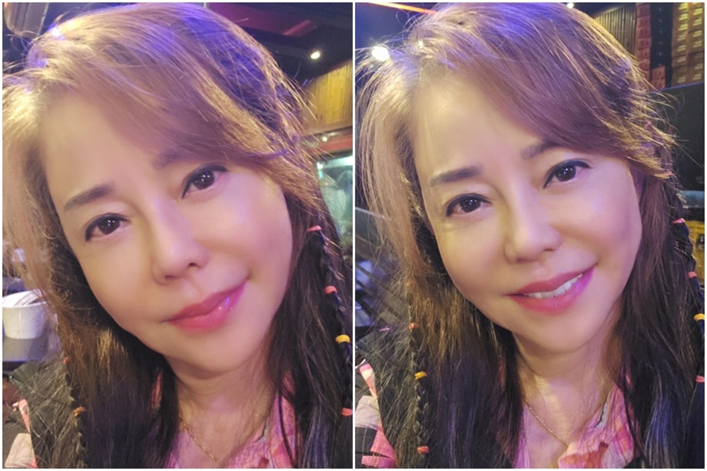 兒子孫安佐近日風波不斷,狄鶯今(6)日在臉書曬出兩張自拍並寫下雞湯文。(翻攝自狄鶯臉書)