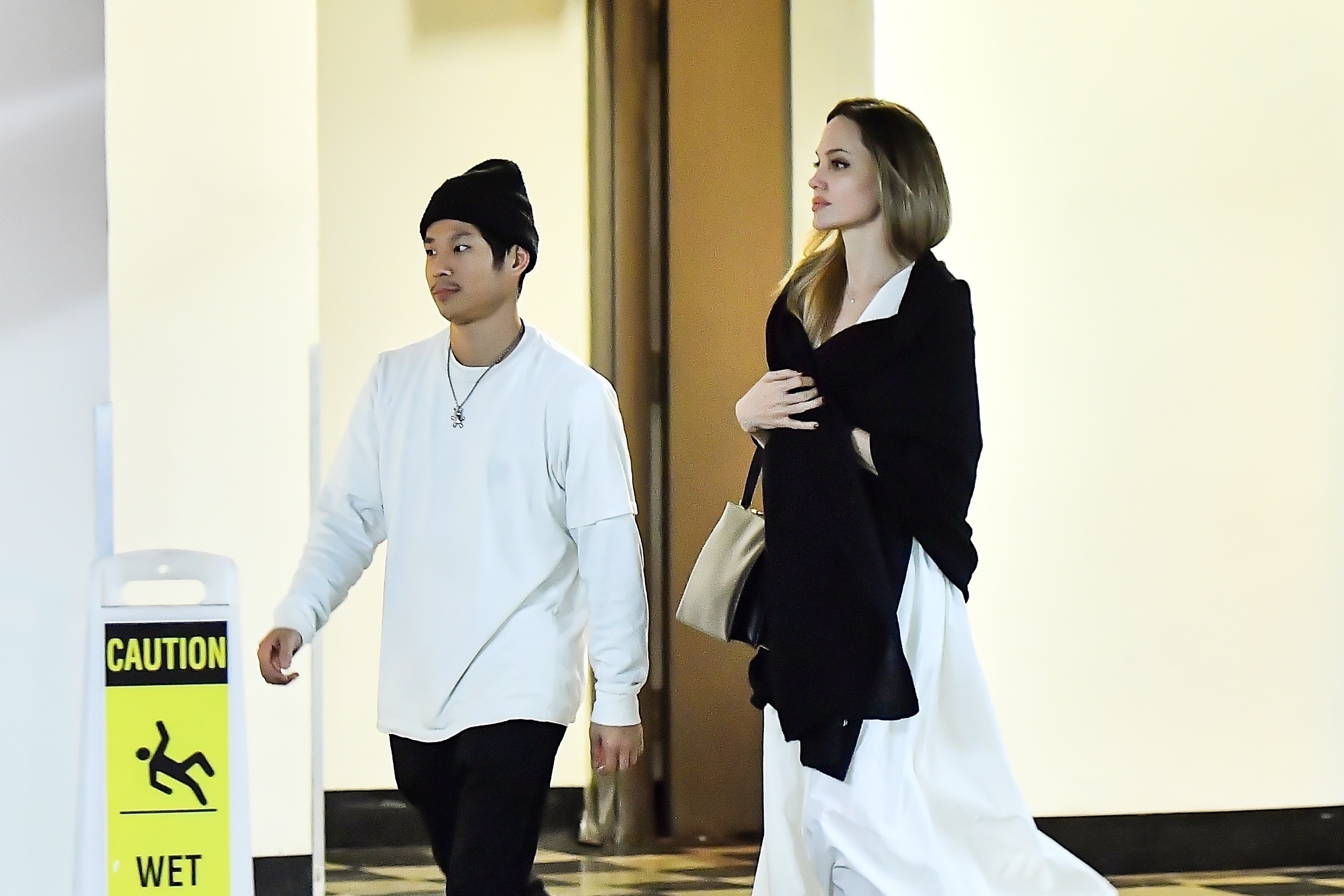 安潔莉娜裘莉20歲的越南裔養子帕克斯在洛杉磯街頭出車禍，幸無大礙。（東方IC）