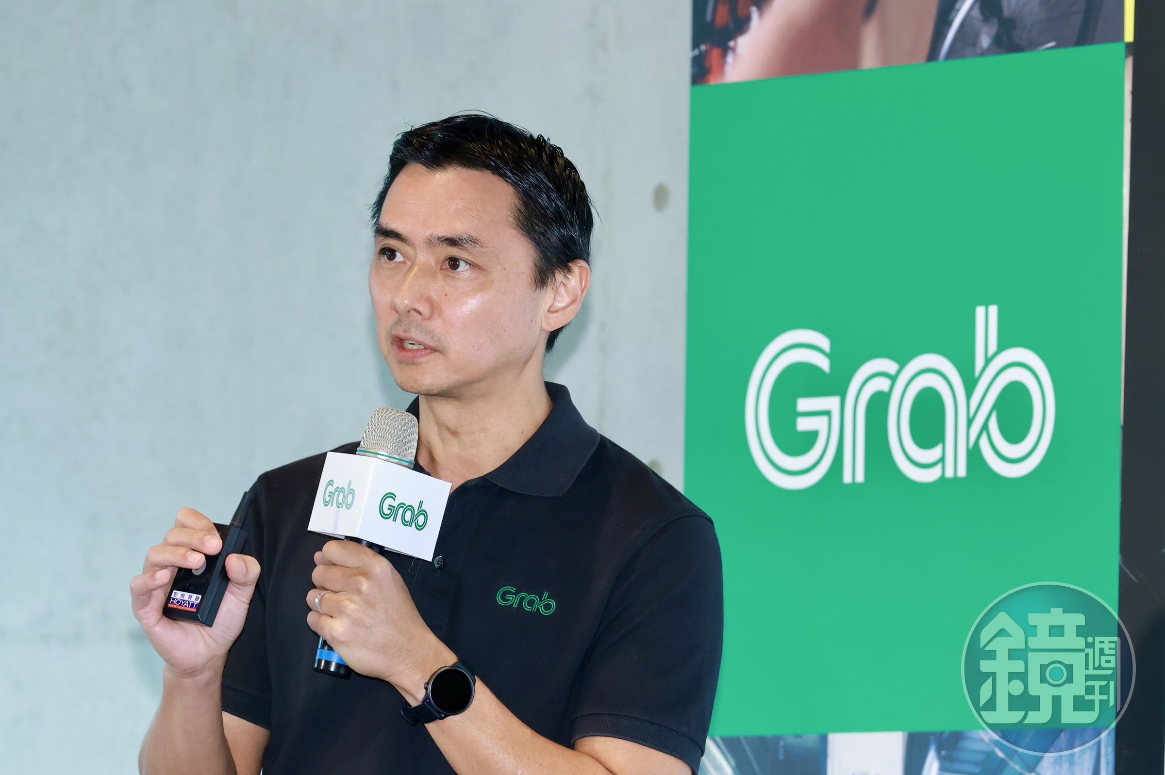 Grab首次在台灣舉辦公開記者會，推進合併案的用意明確。