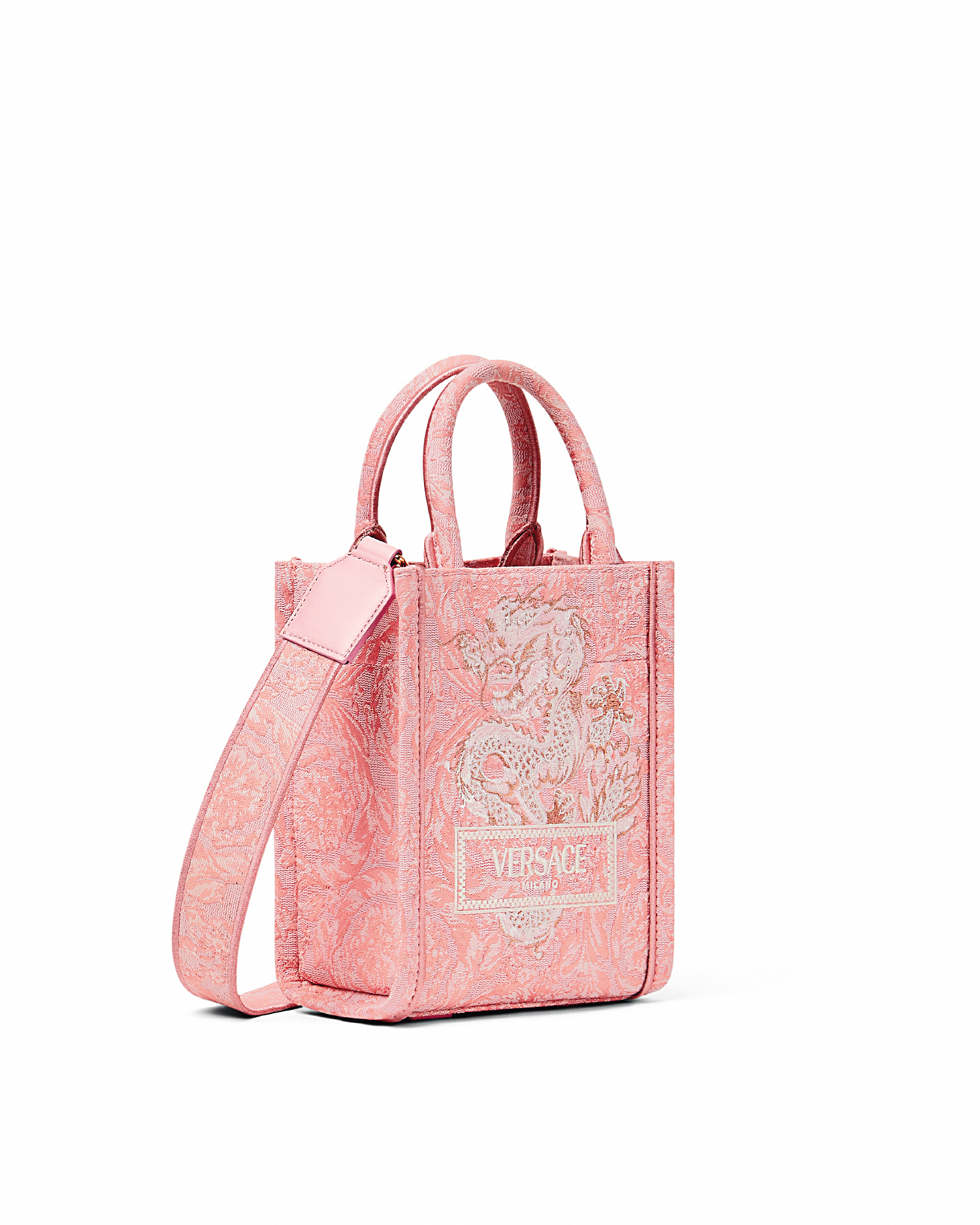 VERSACE Athena龍年特別版迷你托特包。NT$48,000。(VERSACE提供)