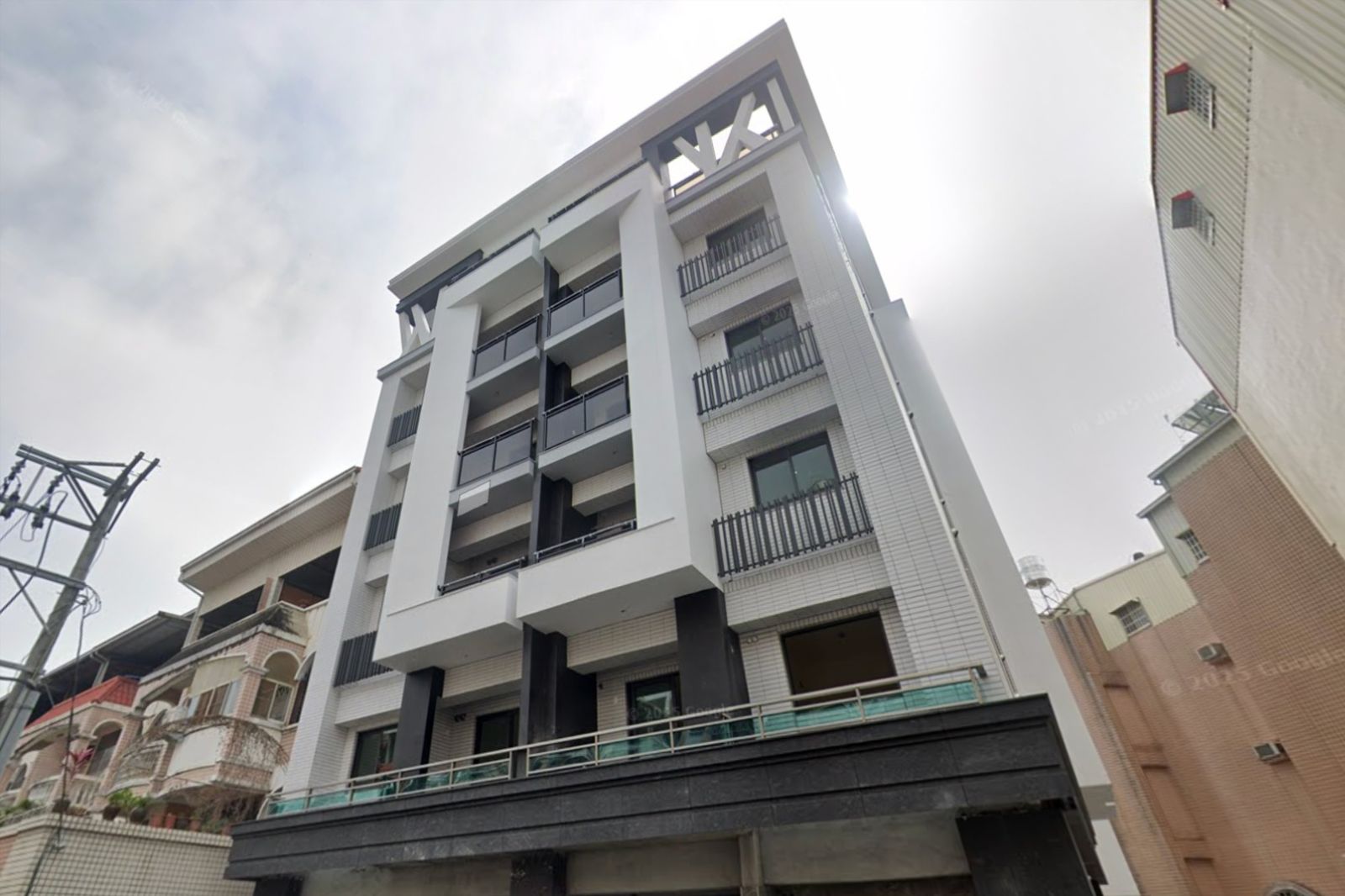 嘉義「臻品舞」建案驚傳跳票。（翻攝Google街景）