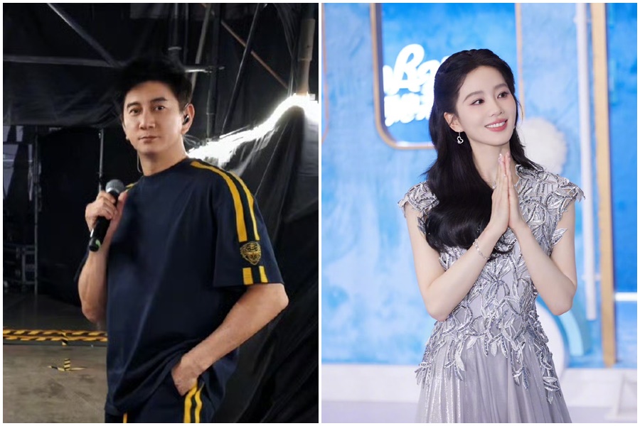 吳奇隆屢傳與老婆劉詩詩婚變，後者近年全面復出演藝圈，被外界解讀為「專注事業」。（翻攝自微博）