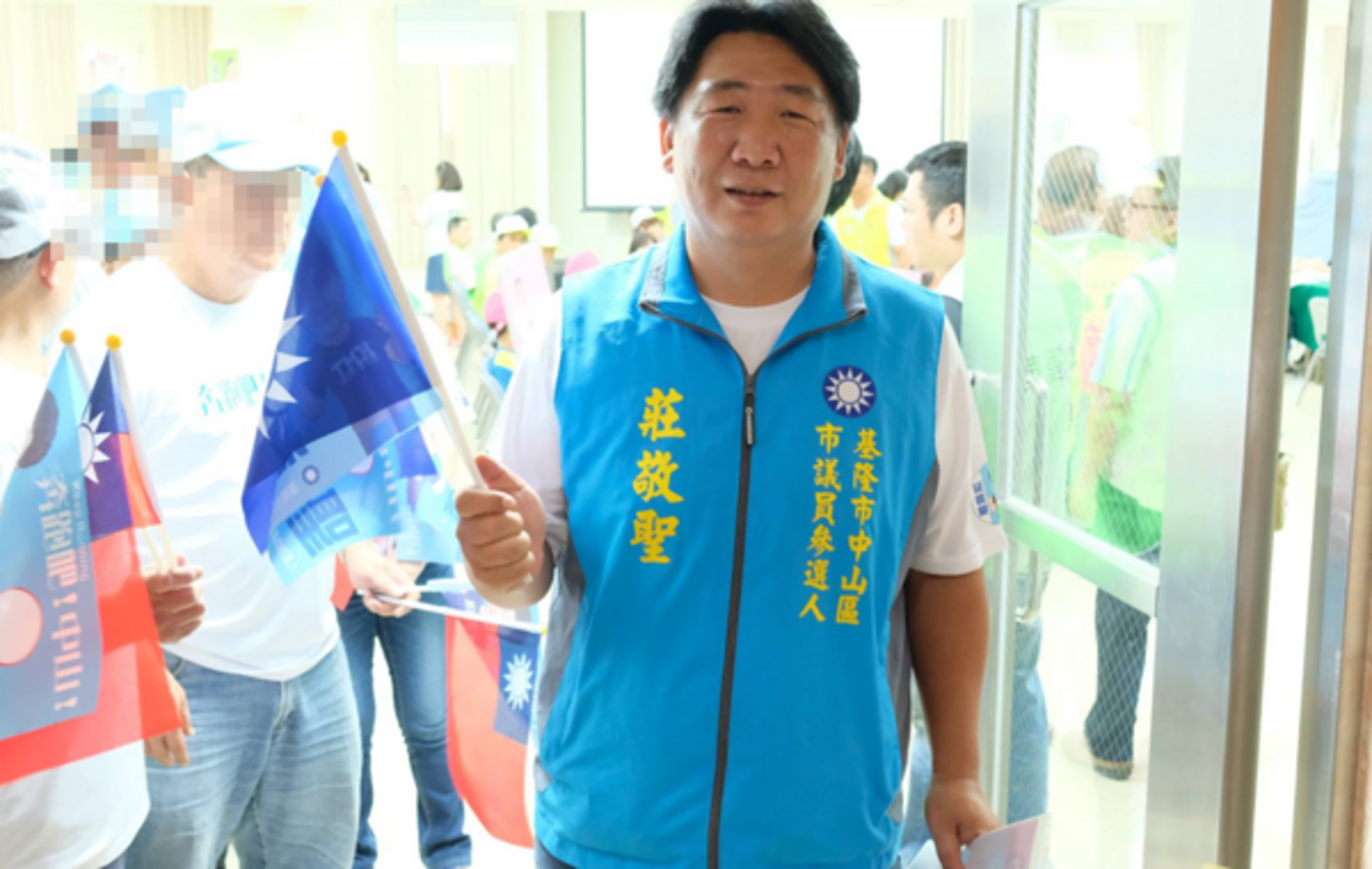 基隆第四選區(中山區)前議員莊敬聖則宣布將脫黨參選,直言黨中央「青年、新人加權」初選制度不公。(z翻攝自莊敬聖臉書)