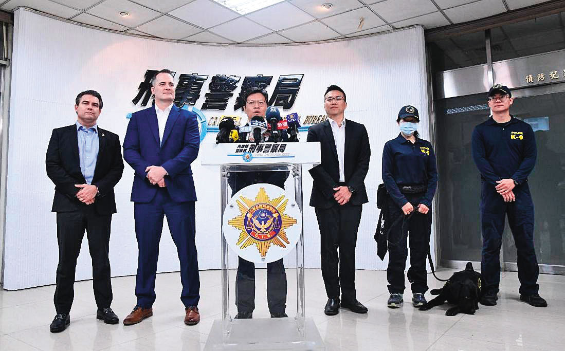 台灣刑事警察局提供劉喬安的情資給美方，讓美方順利將她逮捕。（刑事警察局提供）
