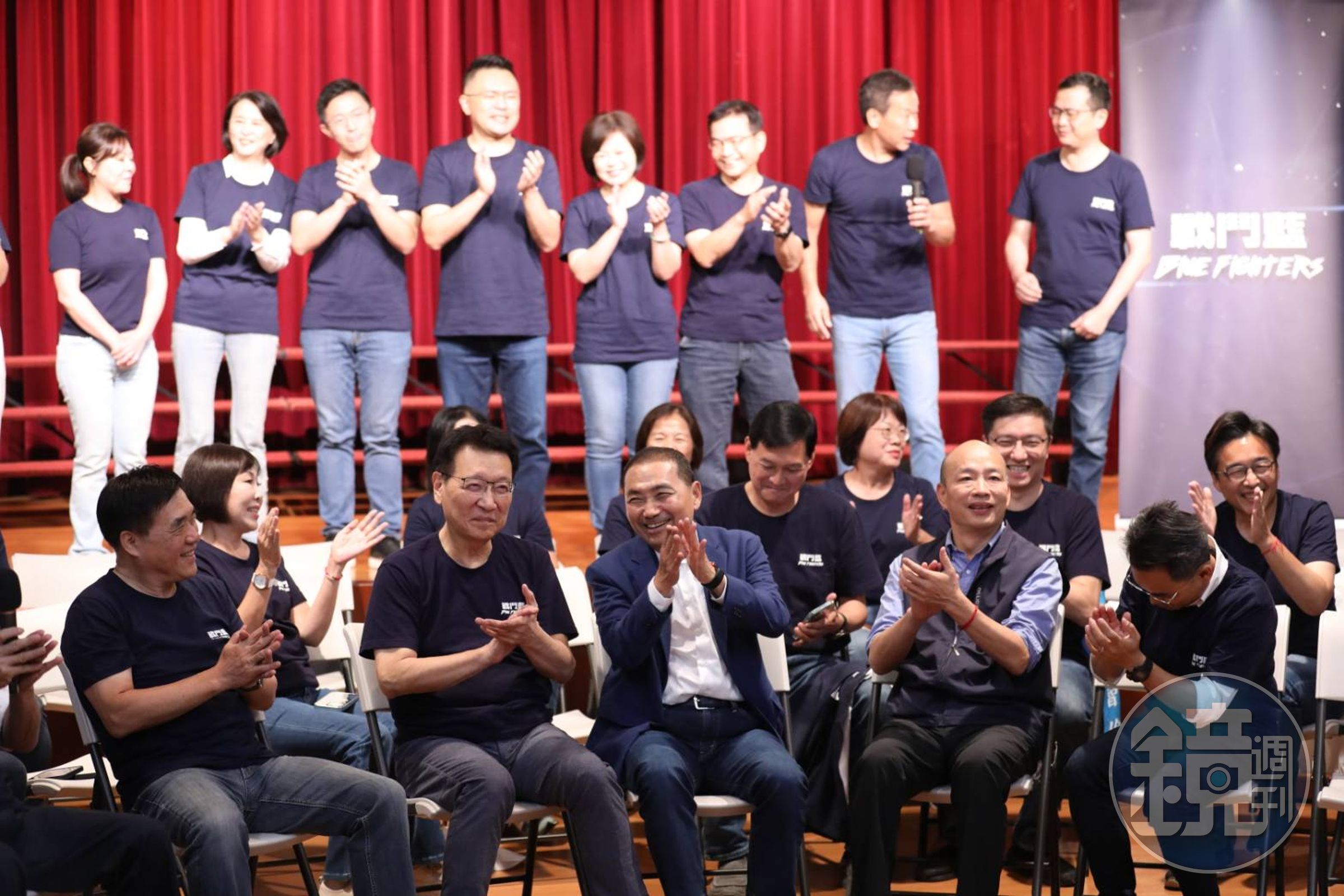 韓國瑜會前被問到是否進入不分區時,回應「通通沒有談到。」