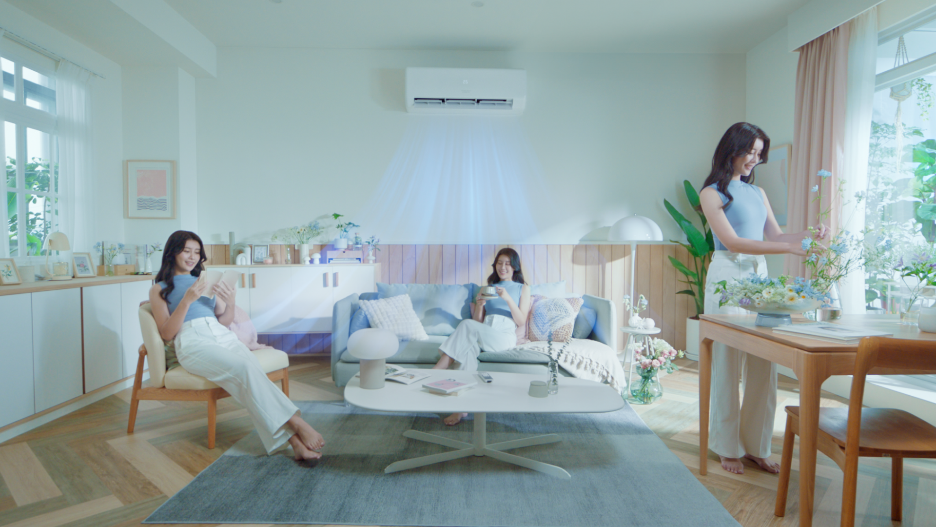 台灣三洋變頻健康冷氣機種超齊全，從分離式一對一、一對多到窗型變頻，可壁掛 、可隱藏，皆可依照消費者需求打造安心舒適的健康生活。