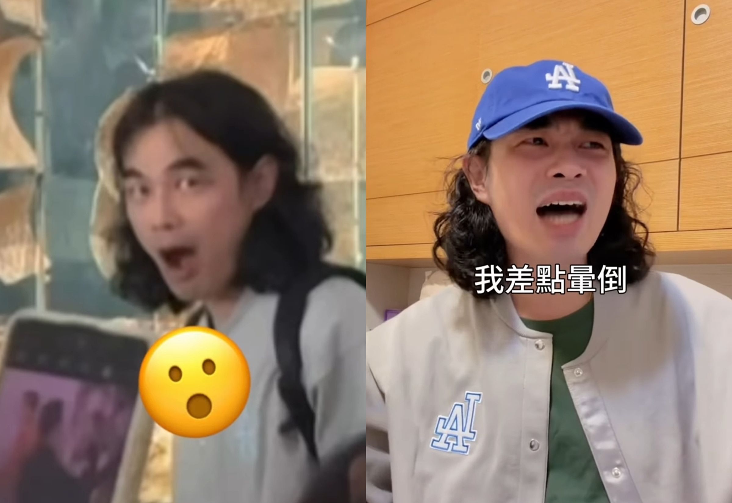 大批粉絲到小港機場接機，沒想到現身的竟是百萬YTR「異色檔案」DK。（翻攝自IG）
