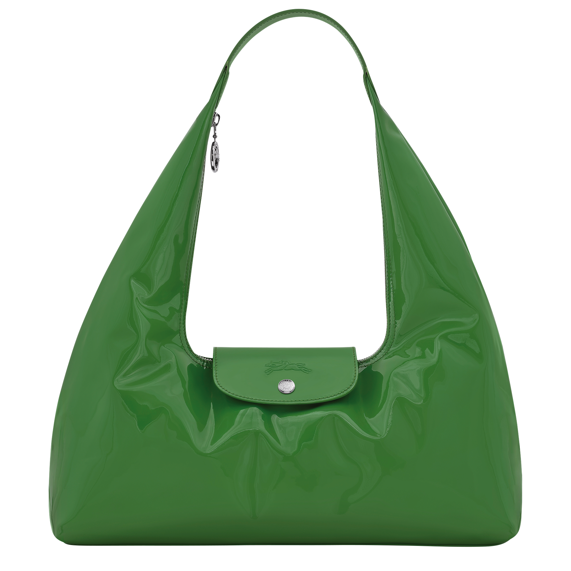 Le Plaige Xtra 系列肩揹袋（抹茶色）。NT$26,800（LONGCHAMP提供）