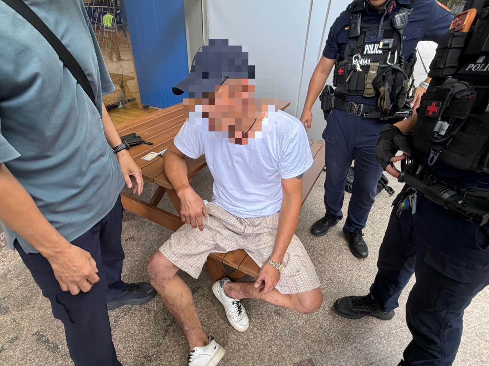 淡江大學驚傳持刀男闖入!警方衝校園搜捕 身分竟是通緝犯