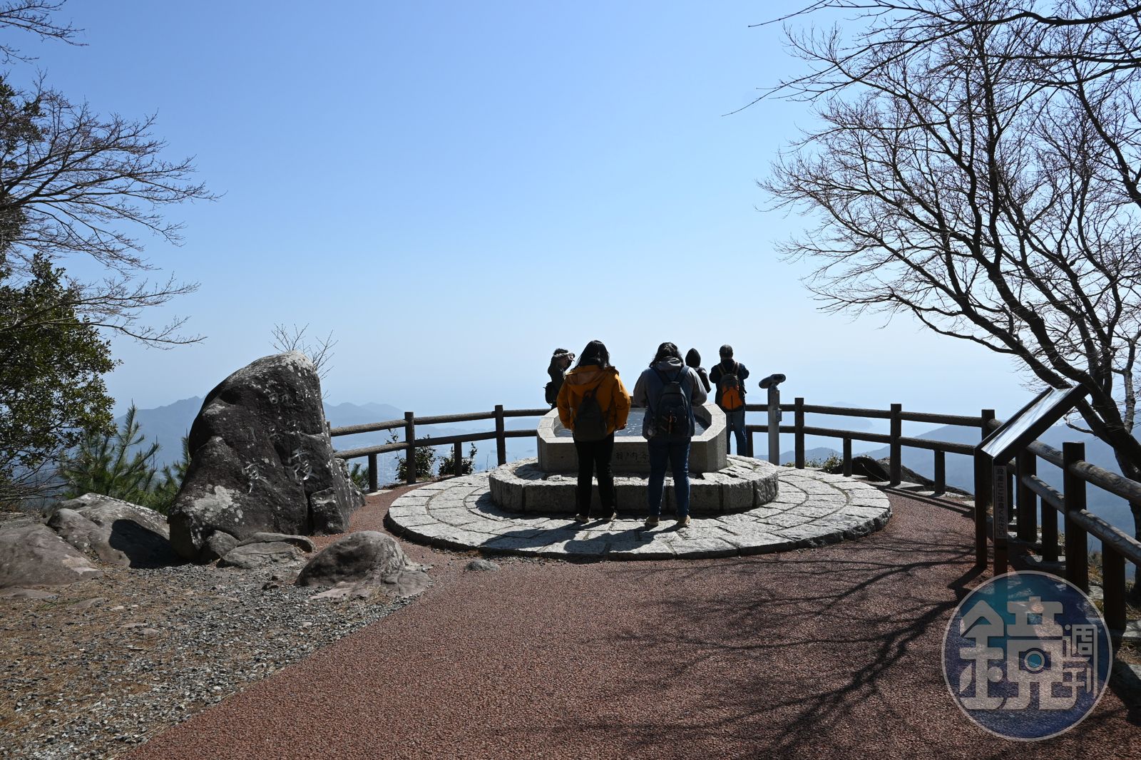 「第一展望台」能從高處俯瞰一望無際的瀨戶內海海景。