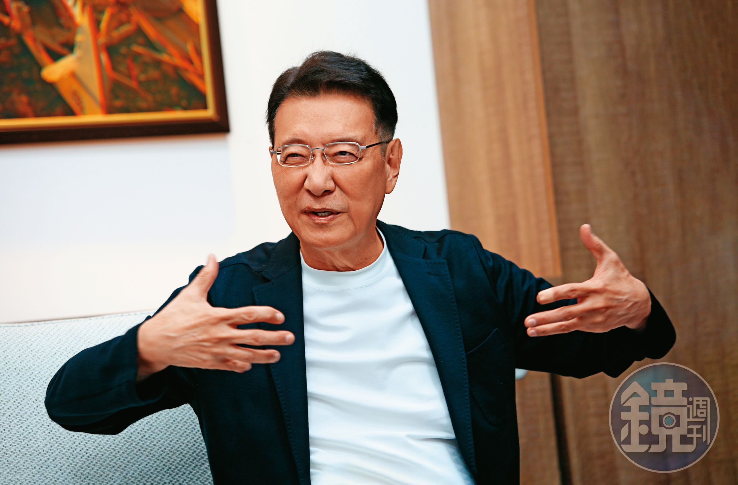 總統大選倒數，國民黨副總統候選人趙少康接受本刊專訪表示，侯趙配正往第一名目標衝刺。