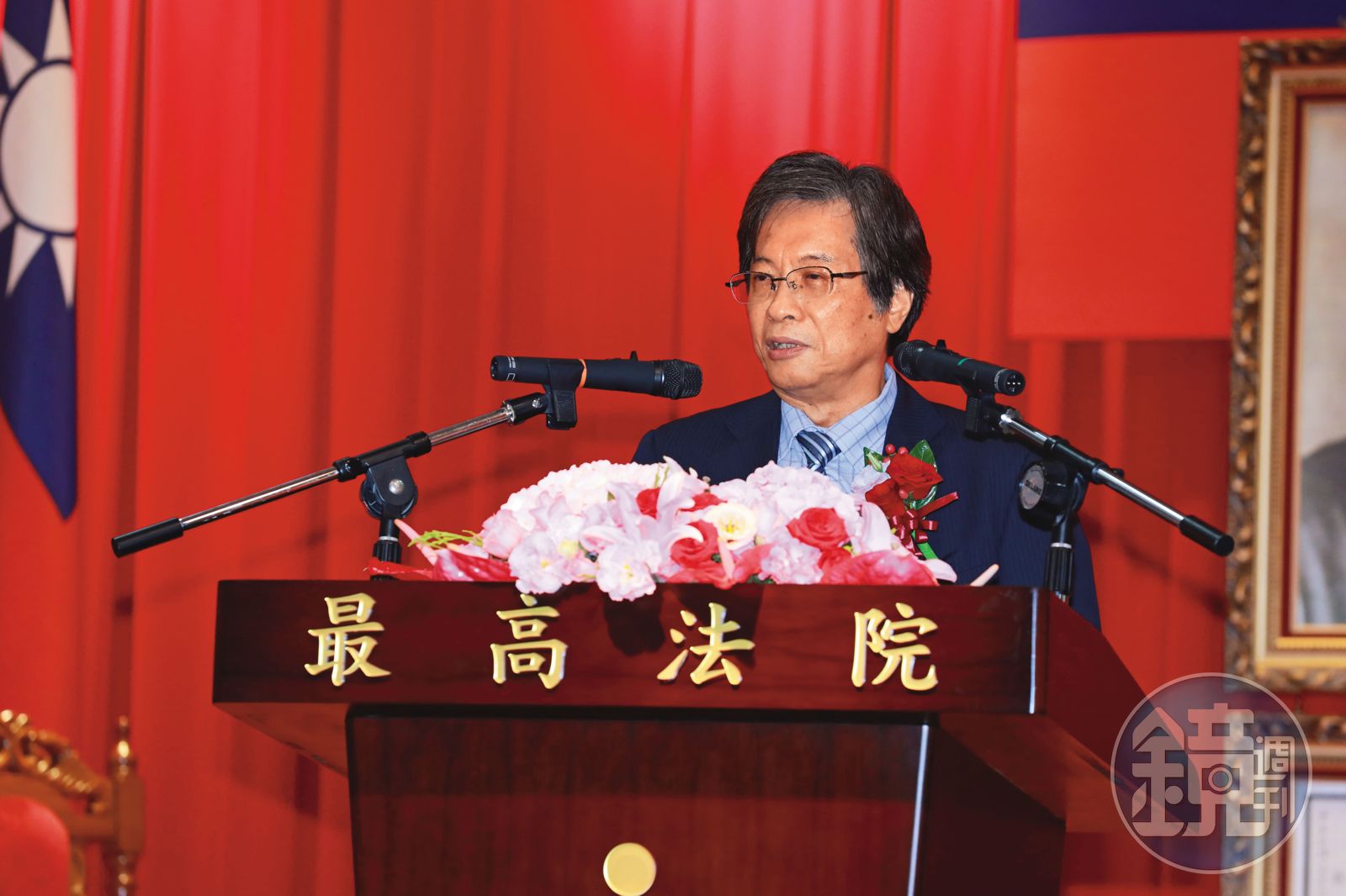 最高法院前院長吳燦(圖)退休後,參與救援鄭文逸拚非常上訴。