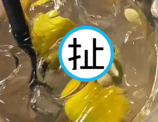 女網友在青檸酸梅冰中發現一隻青蛙，影片曝光引起網友極度反感與憤怒。（翻攝自ig @duniaresepi）