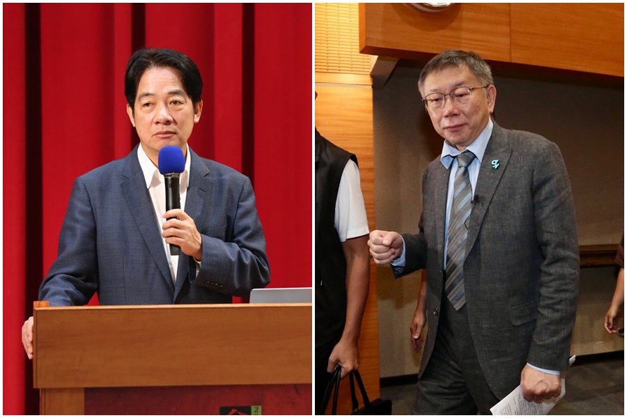 賴清德（左）、柯文哲（右）針對當年深澳電廠進行攻防，柯文哲揚言請周榆修出面作證。（本刊資料照）