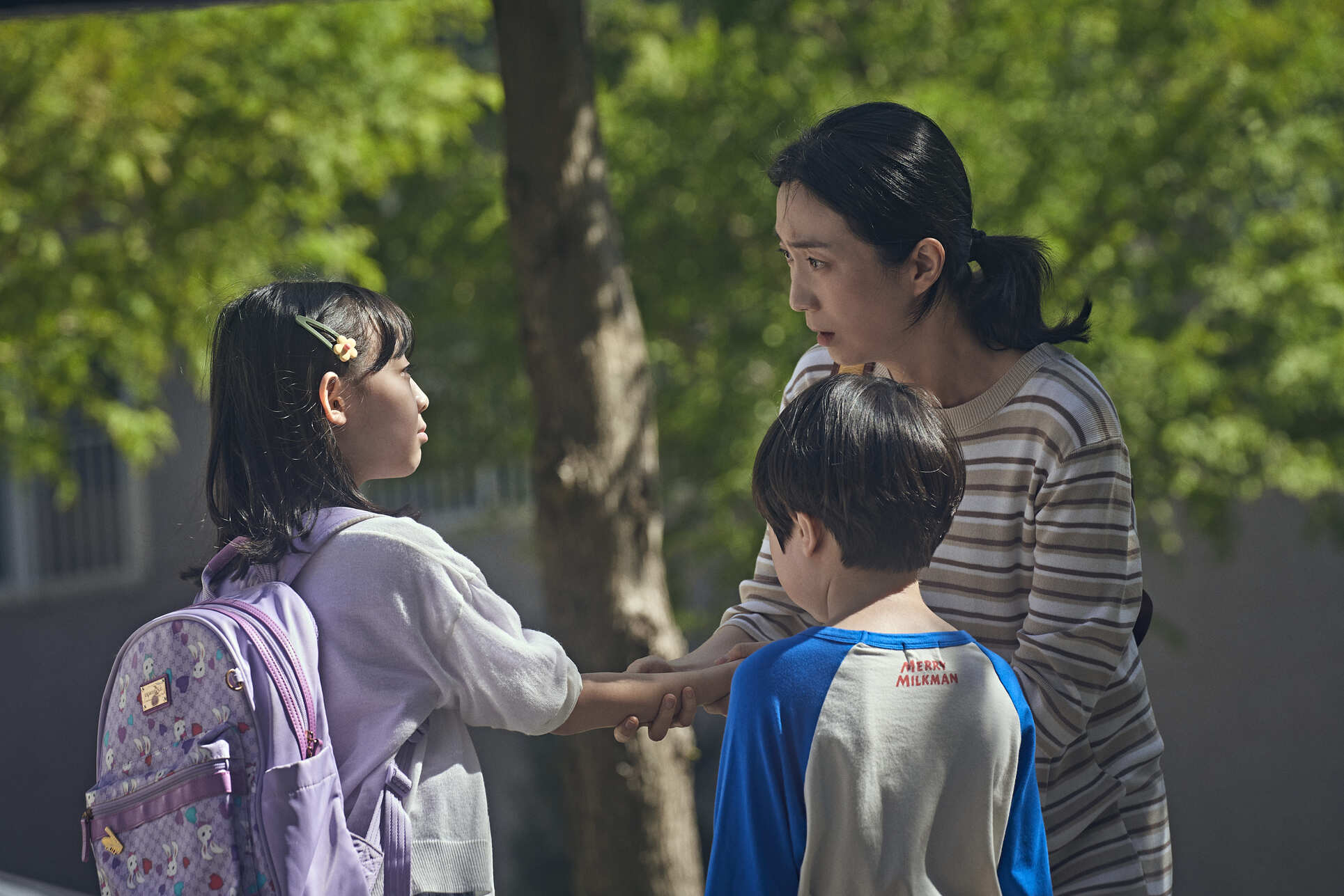 金姝怜飾演趙胤熙姊姊,在電影裡有一對兒女。(甲上提供)