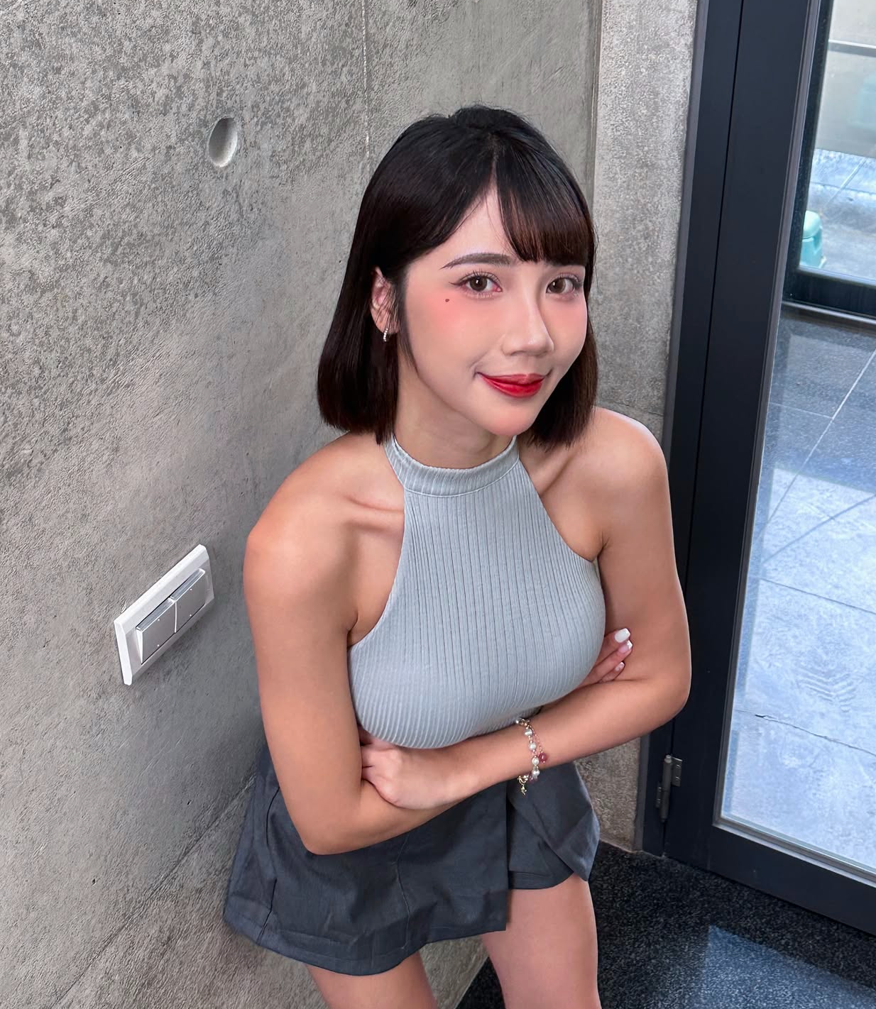 彭彭也將在2月底成為樂天女孩。（樂天桃猿提供）