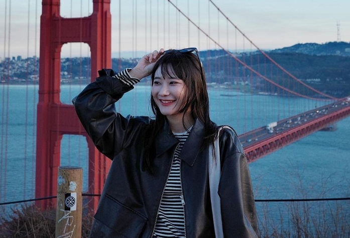 百萬YouTuber愛莉莎莎近期因家人因素飛到美國。（翻攝自IG@ goodalicia）