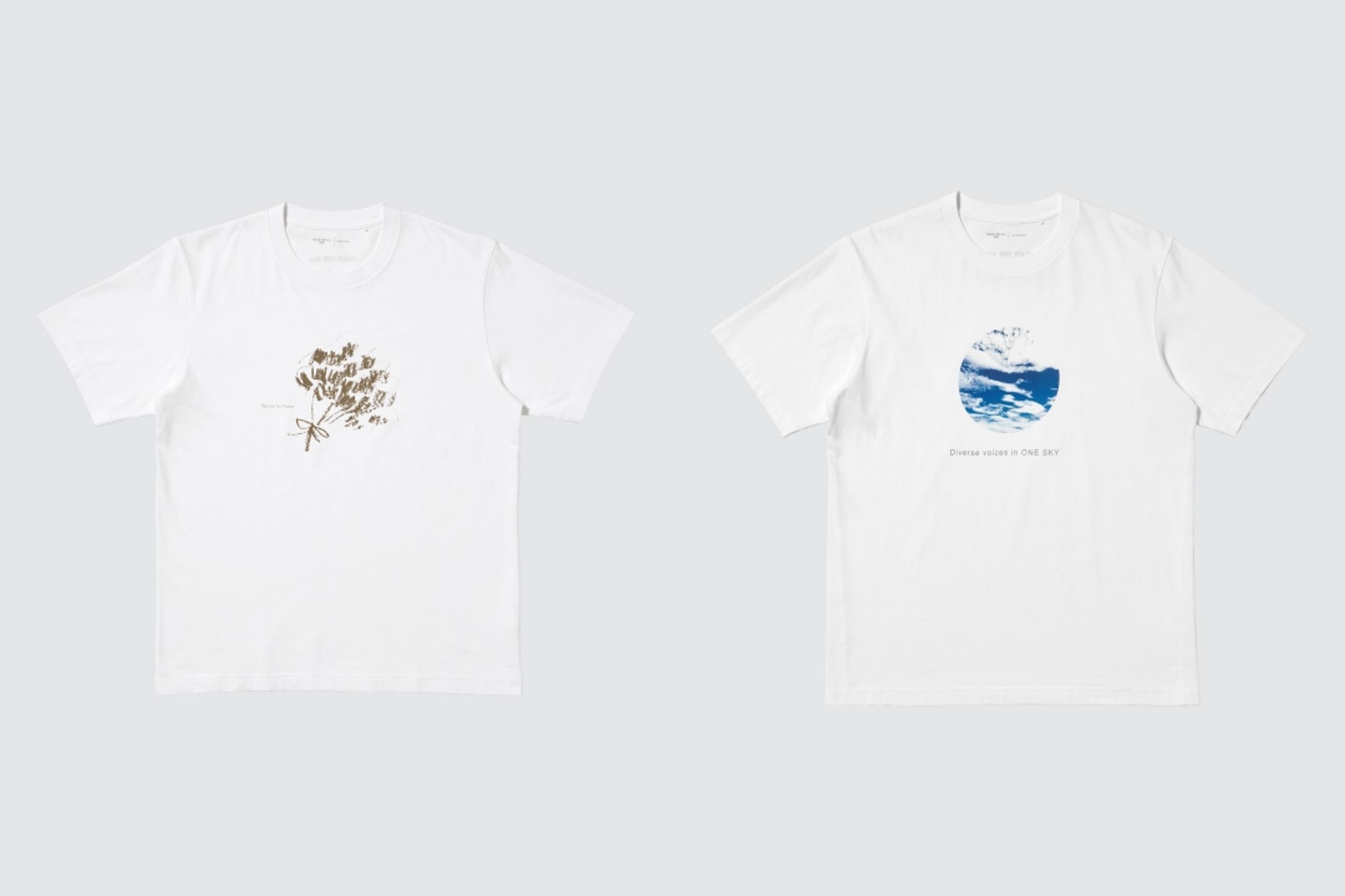 UNIQLO的「PEACE FOR ALL」慈善T恤計畫邀得日本知名建築師隈研吾與藤本壯介攜手。(UNIQLO提供)