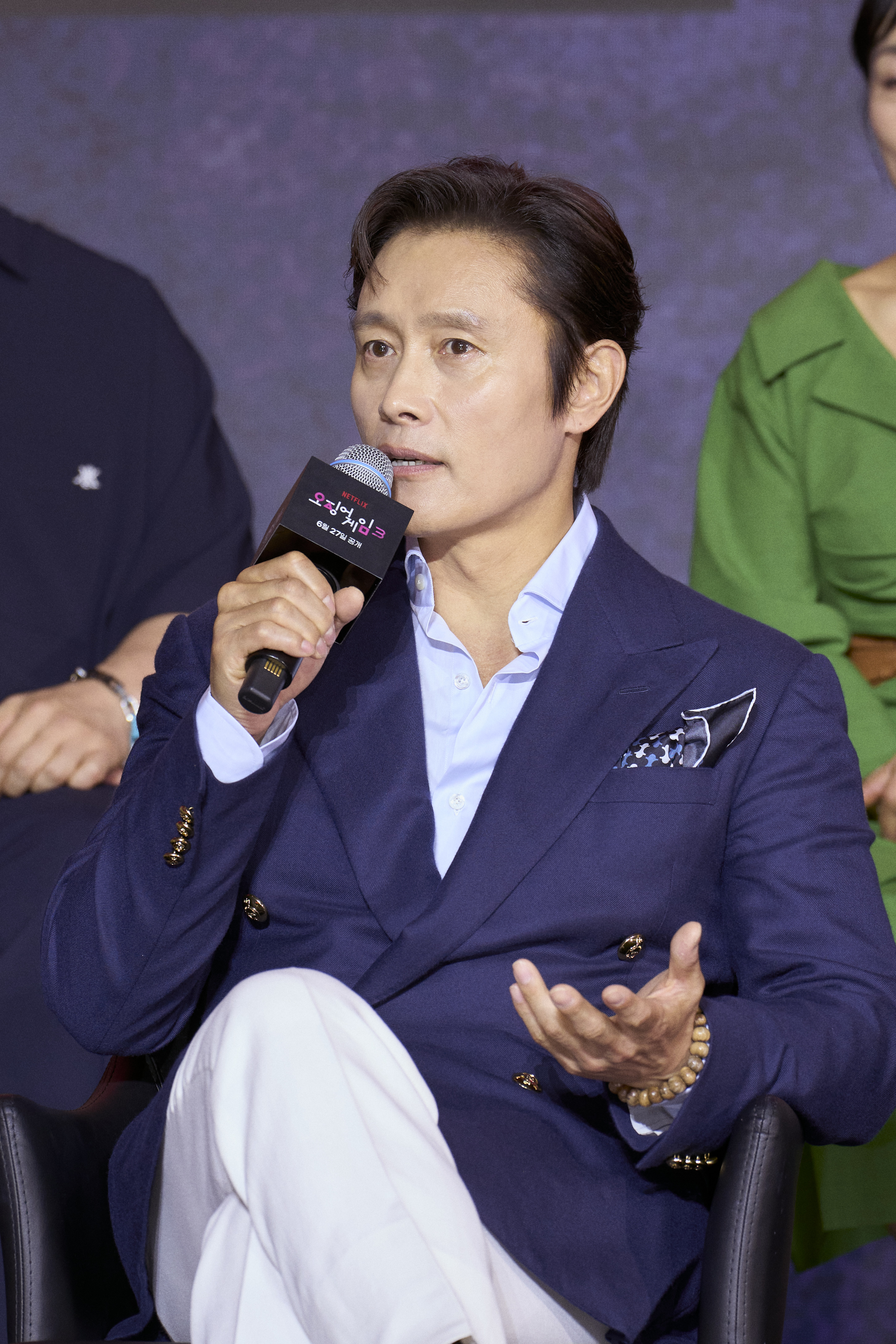 李炳憲透露這一季是負責人與成奇勳信念正面衝突的開始。（Netflix提供）